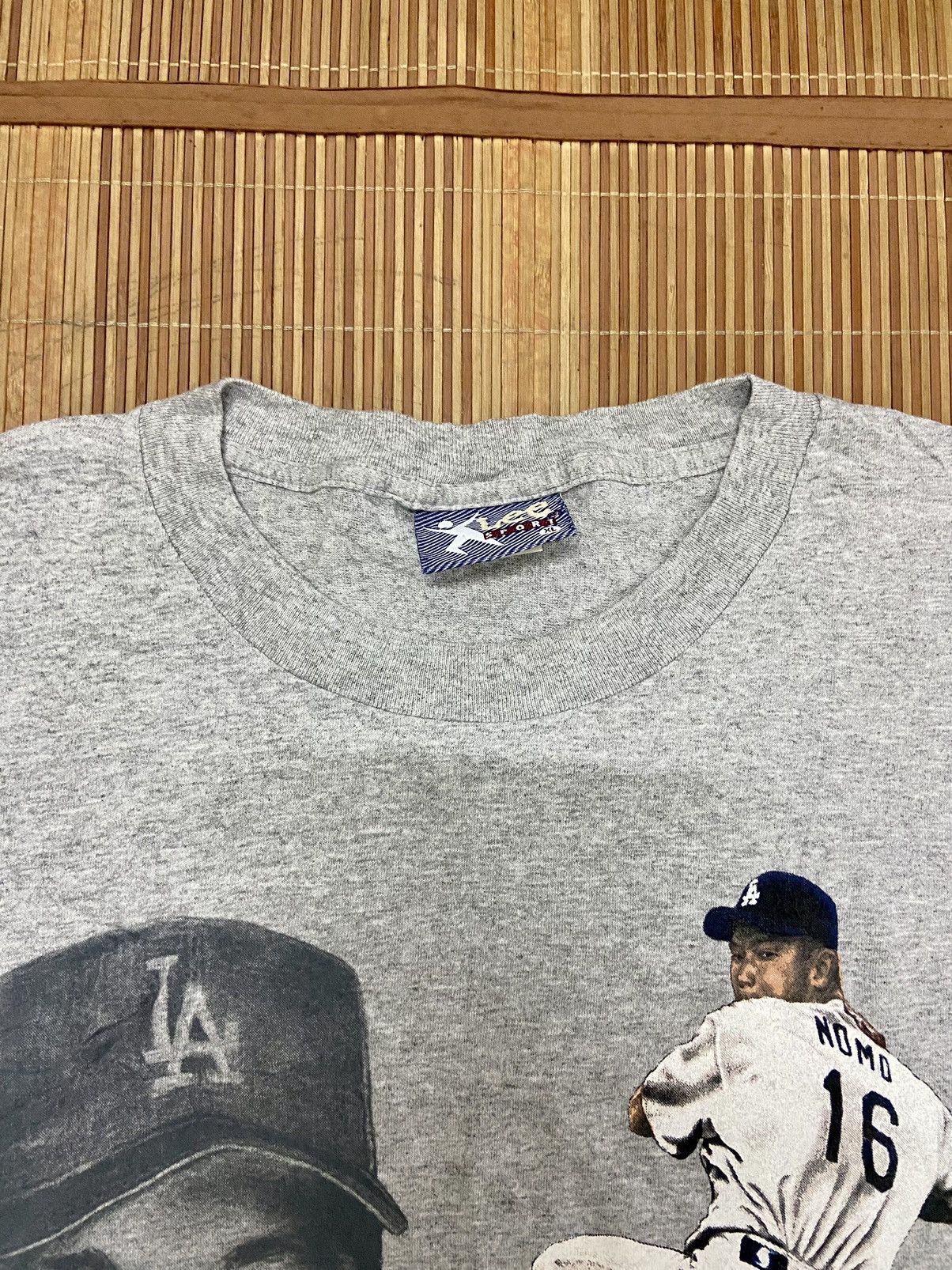 MLB × Vintage VINTAGE LA DODGERS THE TORNADO HIDEO NOMO TEE Size US XL / EU 56 / 4 - 10 Thumbnail