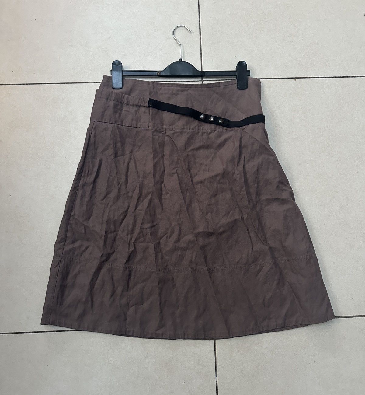 Sarah Pacini Sarah Pacini Midi Skirt with Asymmetric Belt detail Size 24" / US 00 / IT 34 - 1 Thumbnail