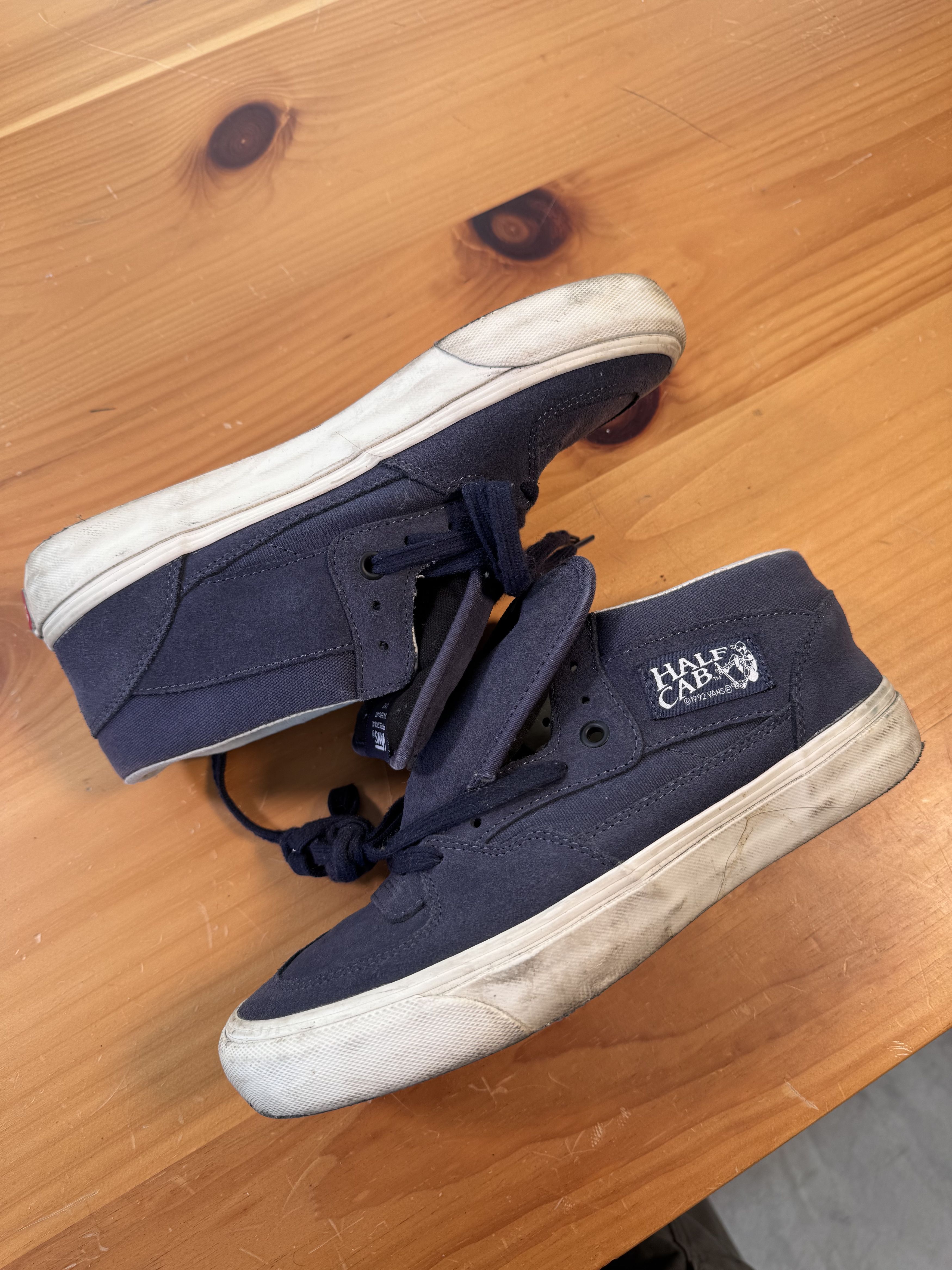 Vans Vans Half Cab Navy Blue Size US 8 / EU 41 - 1 Thumbnail