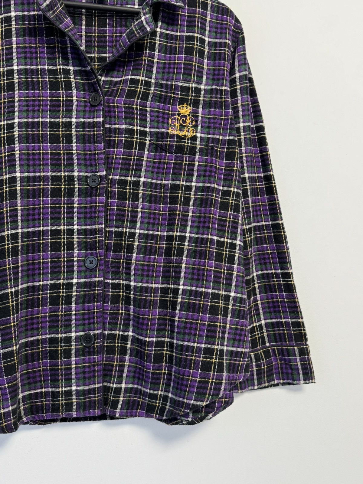 Ralph Lauren Lauren Ralph Lauren Long-Sleeve Notched-Collar Pajama Size L / US 10 / IT 46 - 3 Thumbnail