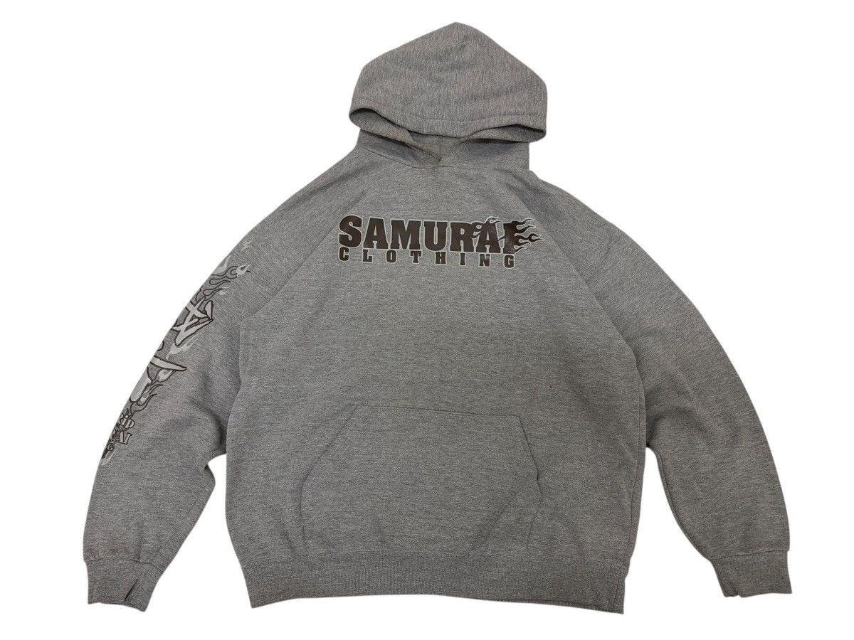 SAMURAI CLOTHING 🇯🇵 WIND RIP KANJI FLAME SLEEVES GRAPHIC