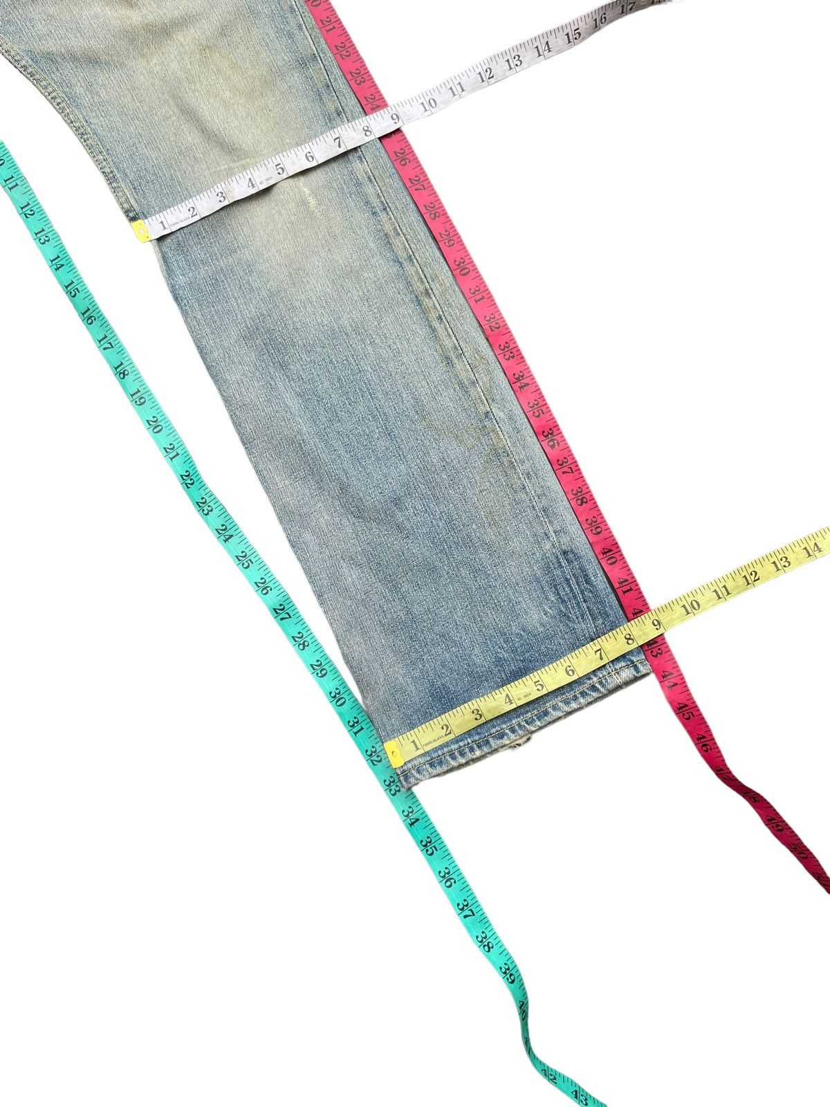 FCUK FCUK Faded & Distresed Denim Size US 33 - 24 Thumbnail