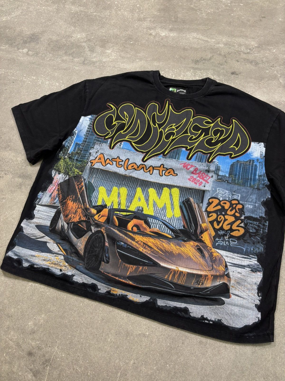 Godspeed Godspeed Miami Artlanta T-Shirt, Black Size US L / EU 52-54 / 3 - 4 Thumbnail