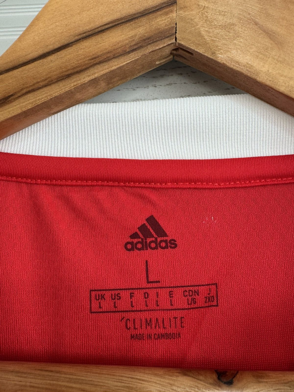 Adidas Benfica 2019-2020 Home Soccer Jersey Football Kit Shirt Size US L / EU 52-54 / 3 - 11 Thumbnail
