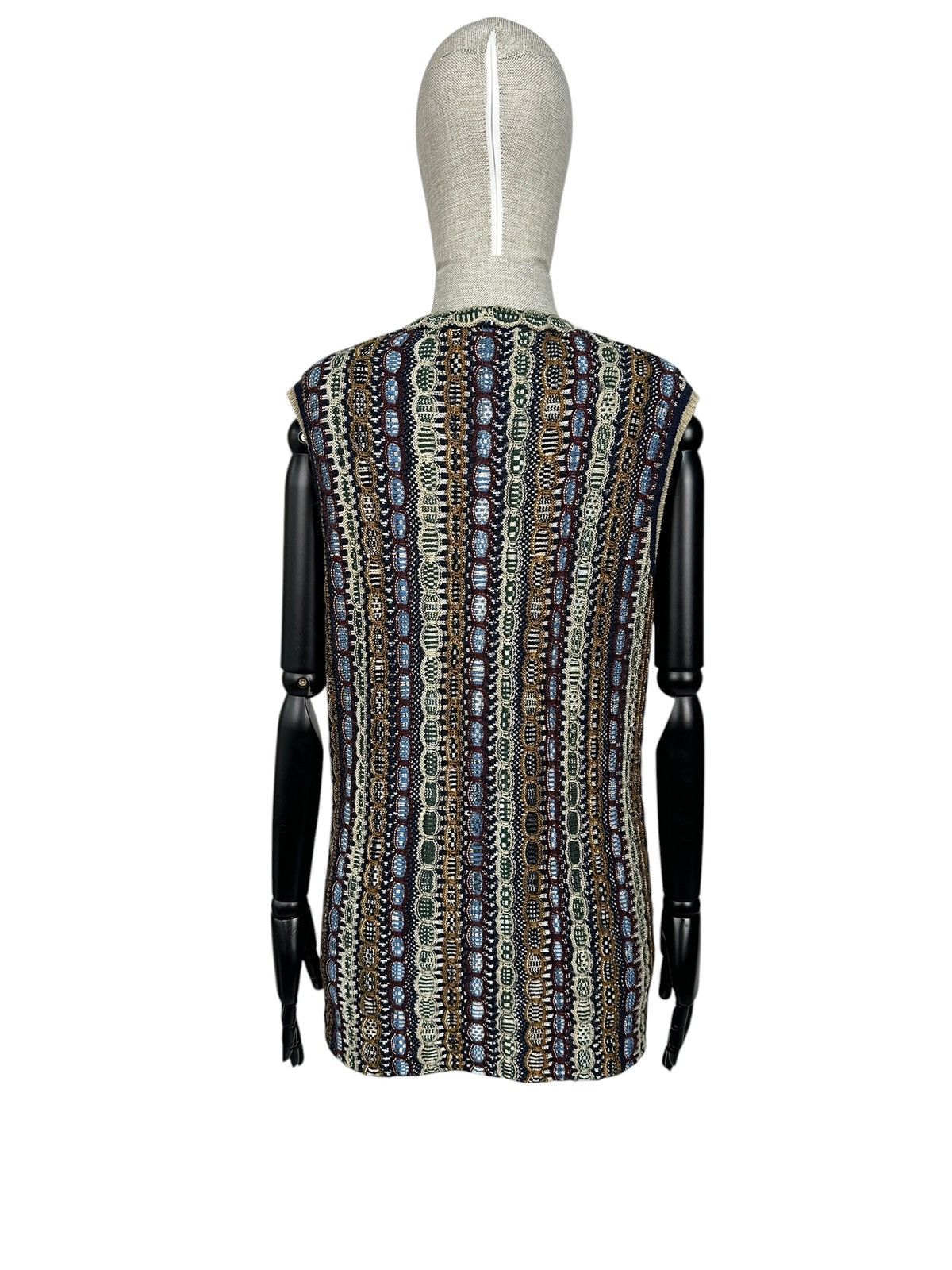 Missoni MISSONI Long Knit Vest Cardigan Sleeveless Wool Mohair Sz 42 Size M / US 6-8 / IT 42-44 - 2 Thumbnail