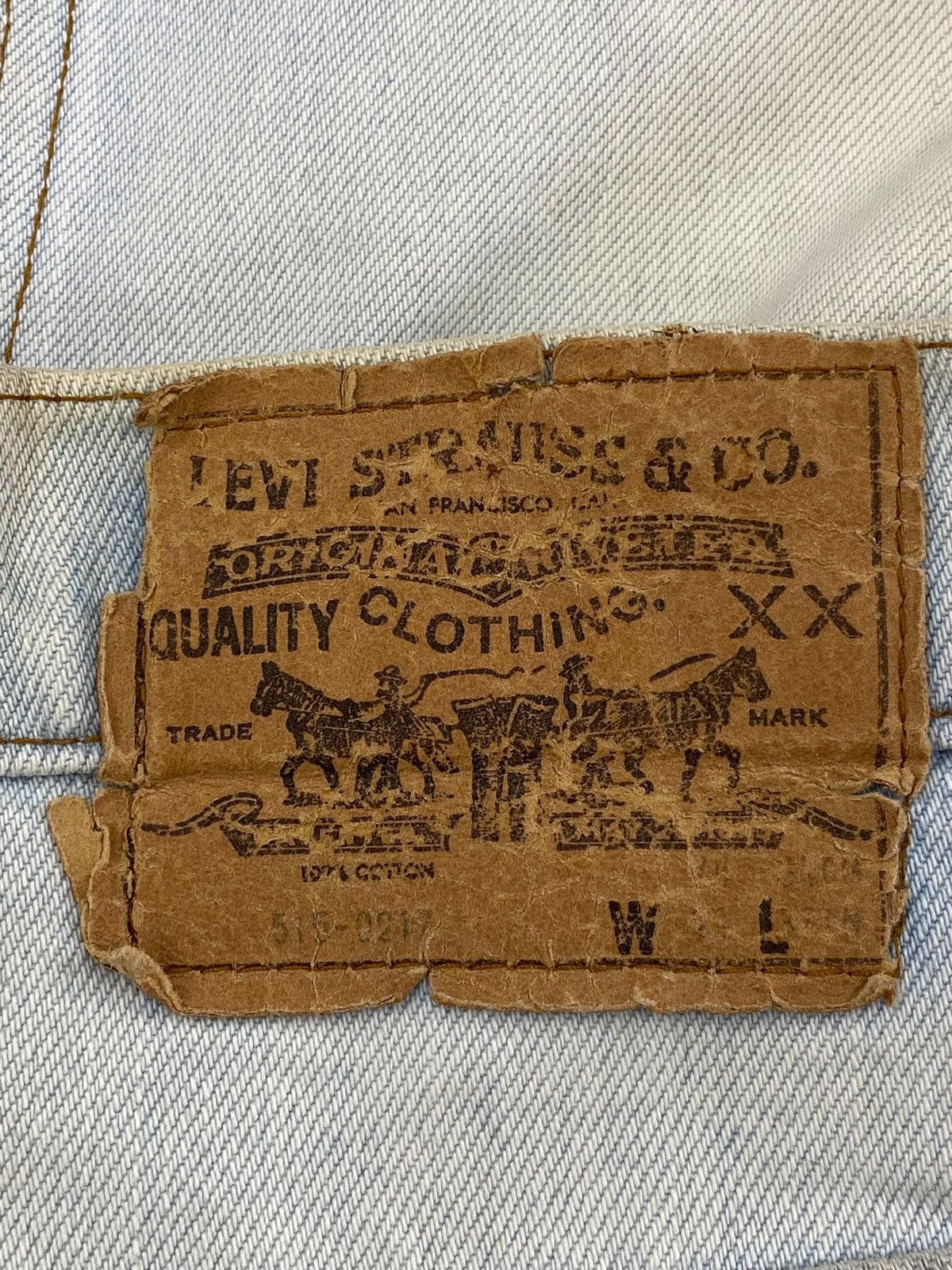 Levi's Vintage Levi’s Strauss Blue Mudwash Style Jeans Size US 27 - 12 Thumbnail