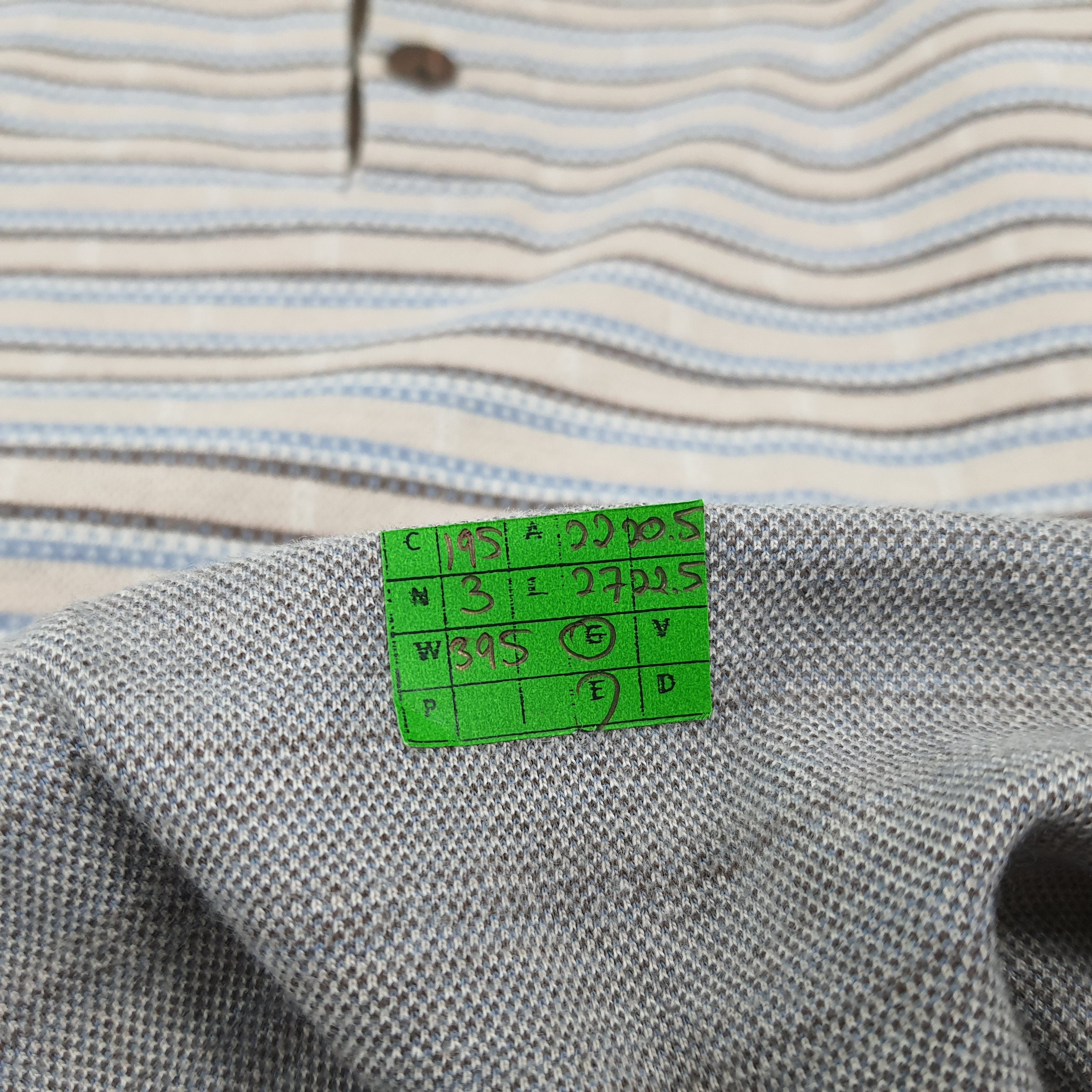 Vintage Balmain Paris Stripes Button Sweatshirt