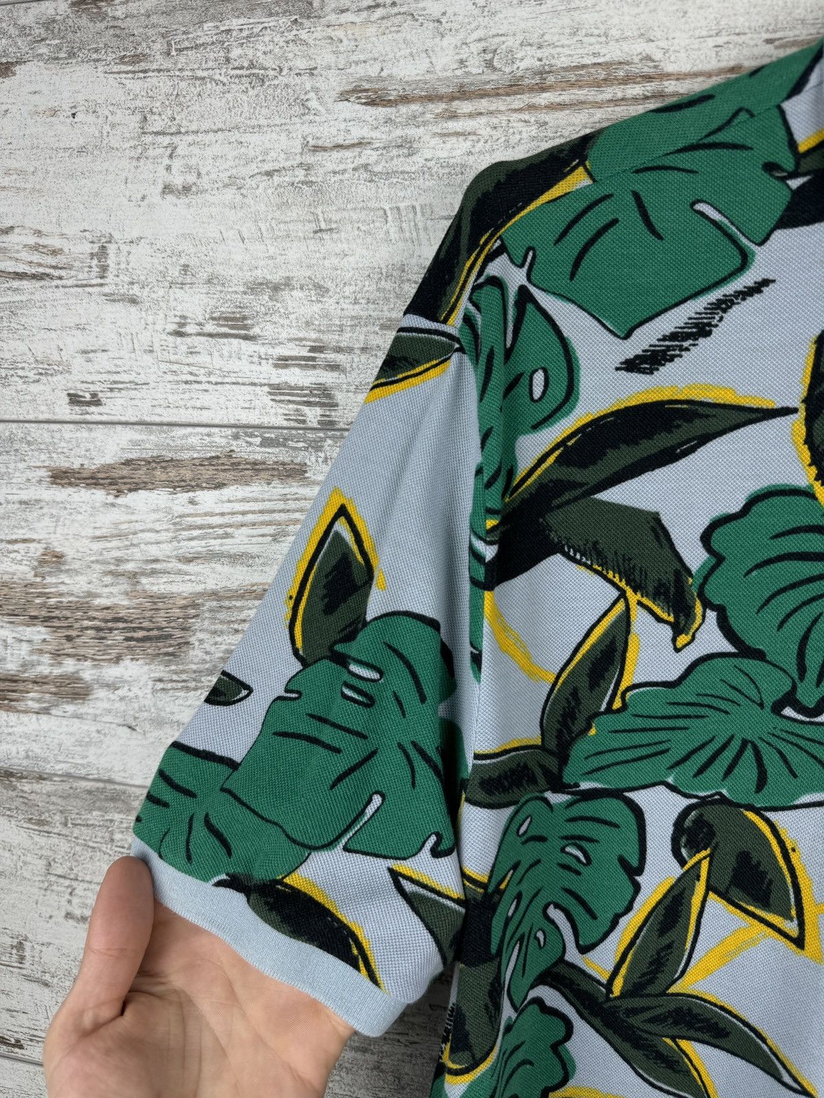 Lacoste × Vintage Mens Vintage Lacoste Live Polos luxury T-shirt tee art Size US XL / EU 56 / 4 - 3 Thumbnail