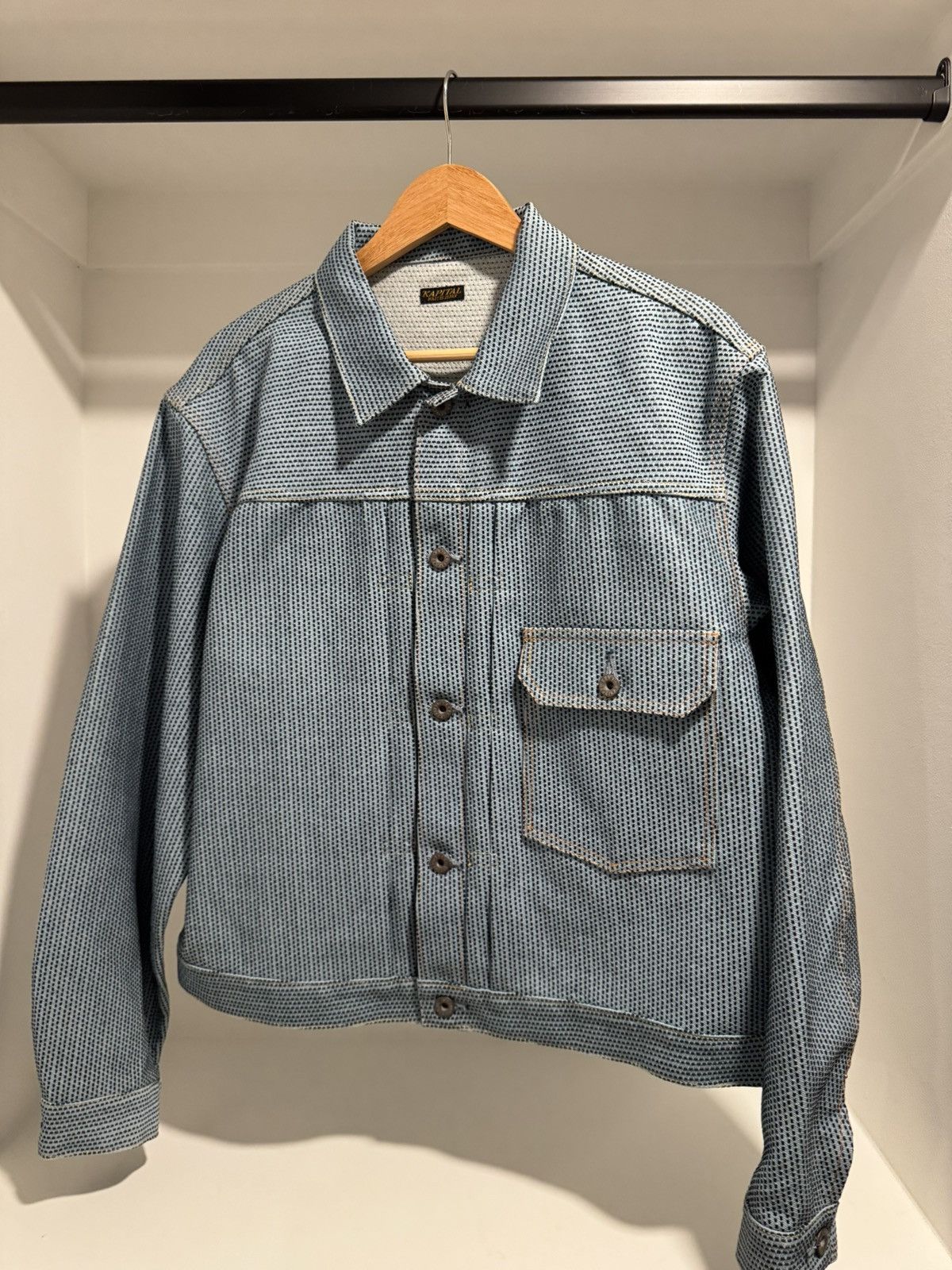 Kapital Kapital Century Denim No. 7+S Westerner Jacket - 42 Long