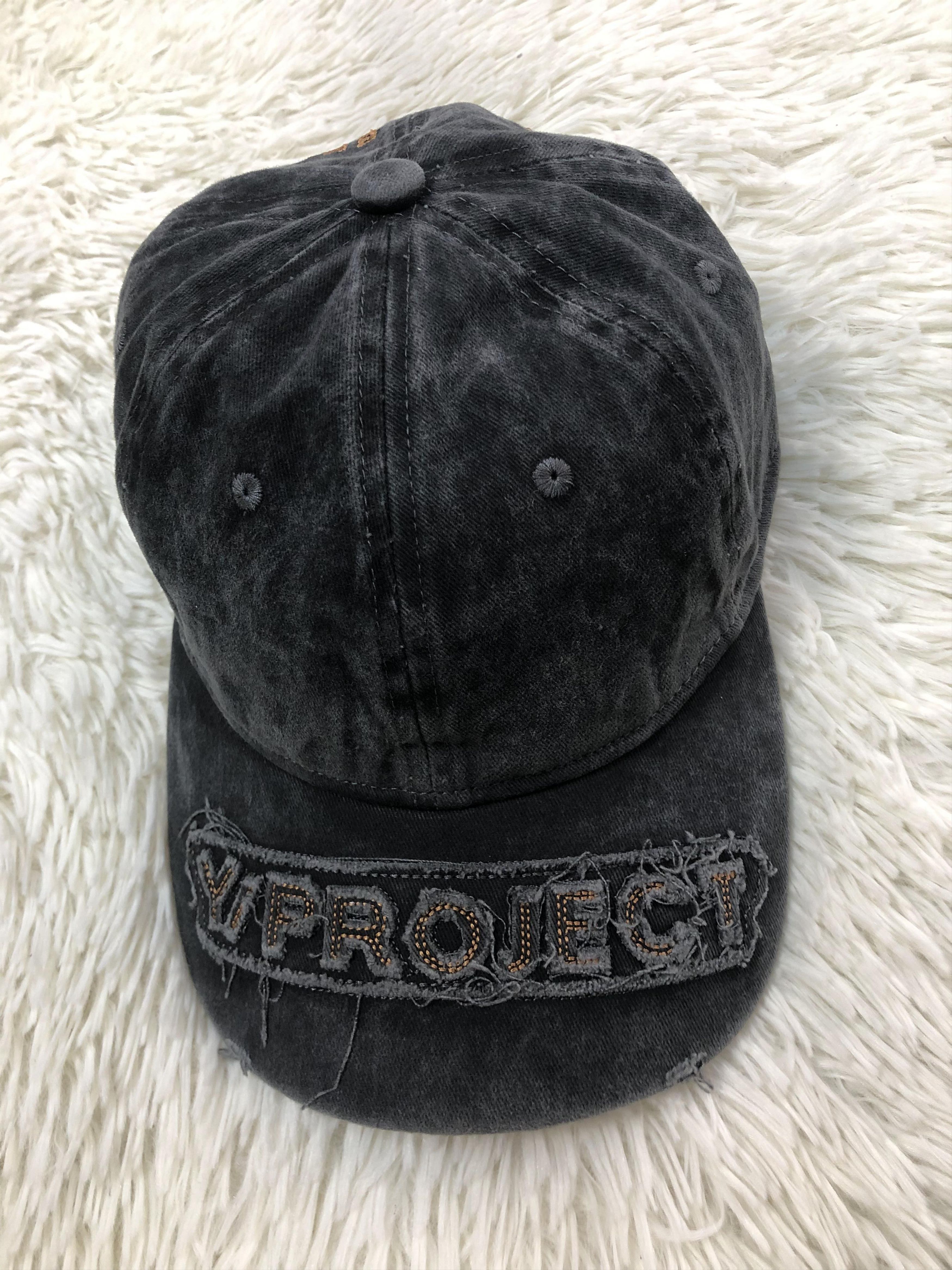 Y/Project logo-appliqué denim cap