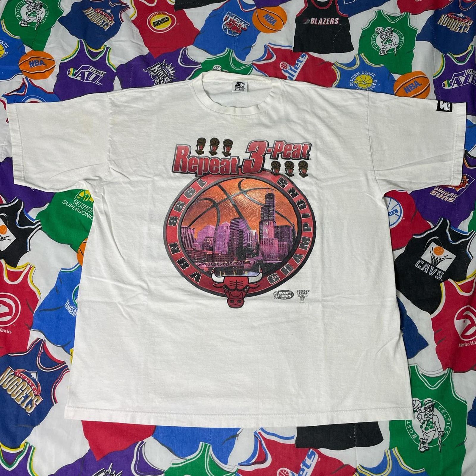 Starter Vintage Starter NBA Chicago Bulls 1996 Championship T