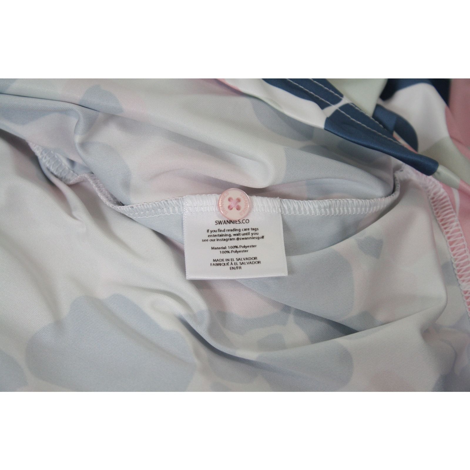 Golf le Fleur Swannies Golf Polo Shirt Performance Stretch Pink Blue Camo Size US XL / EU 56 / 4 - 8 Thumbnail