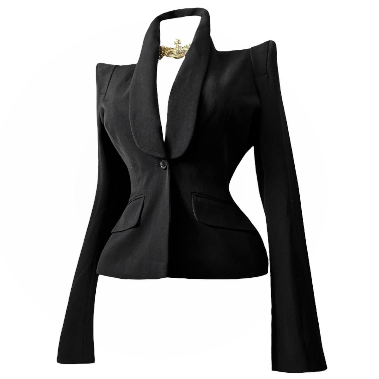 Vintage Power shoulders vintage jacket Size m Size M / US 6-8 / IT 42-44 - 2 Thumbnail