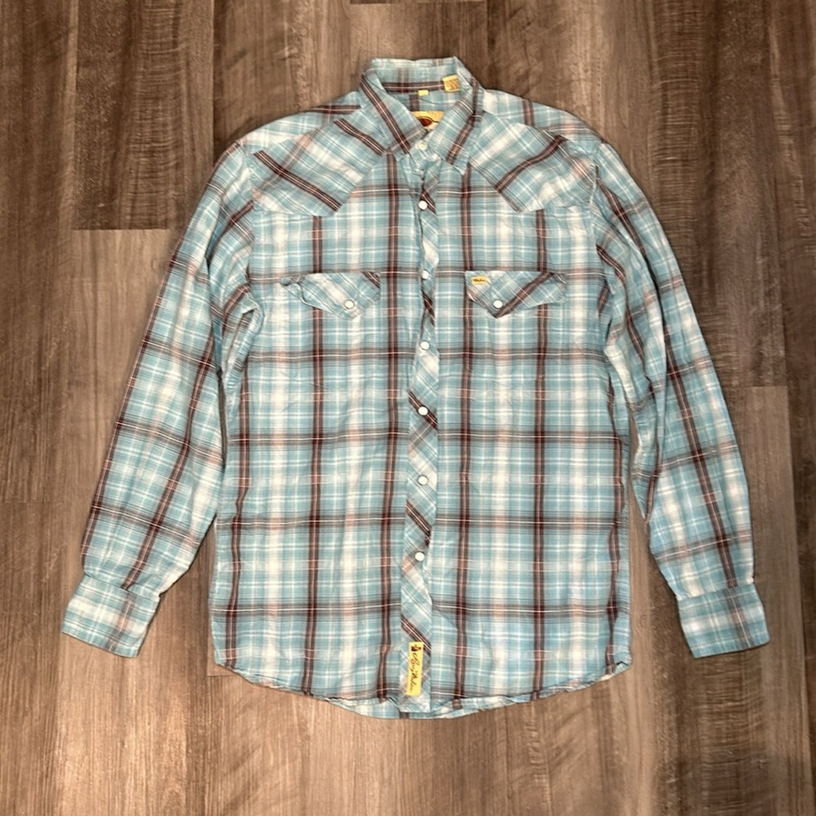 Larry Mahan Larry Mahan Western Long Sleeve Pearl Snap Button - Medium Size US M / EU 48-50 / 2 - 2 Thumbnail