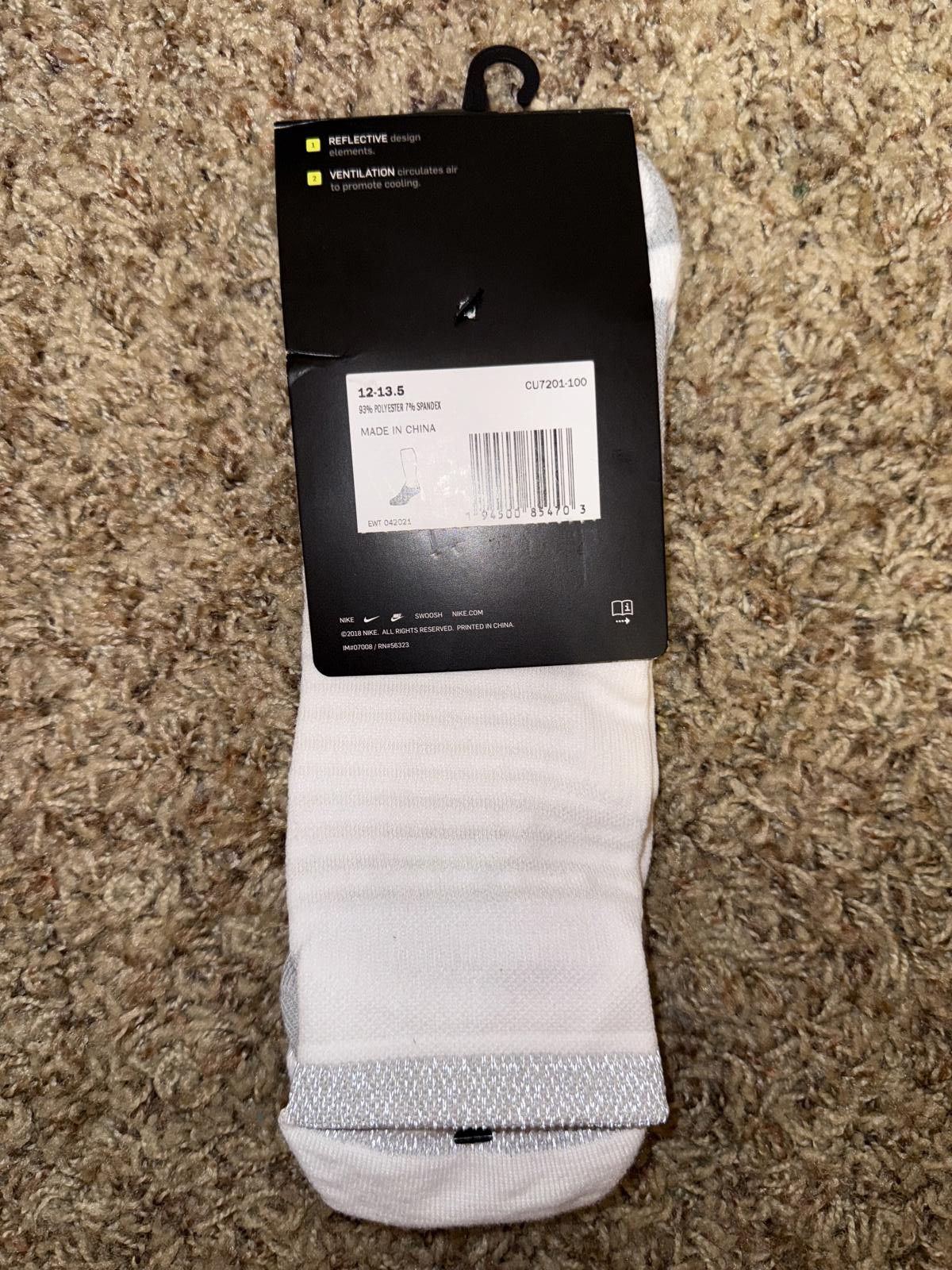 Nike Nike Men’s Spark Cushioned No-Show Running Socks Size ONE SIZE - 3 Thumbnail