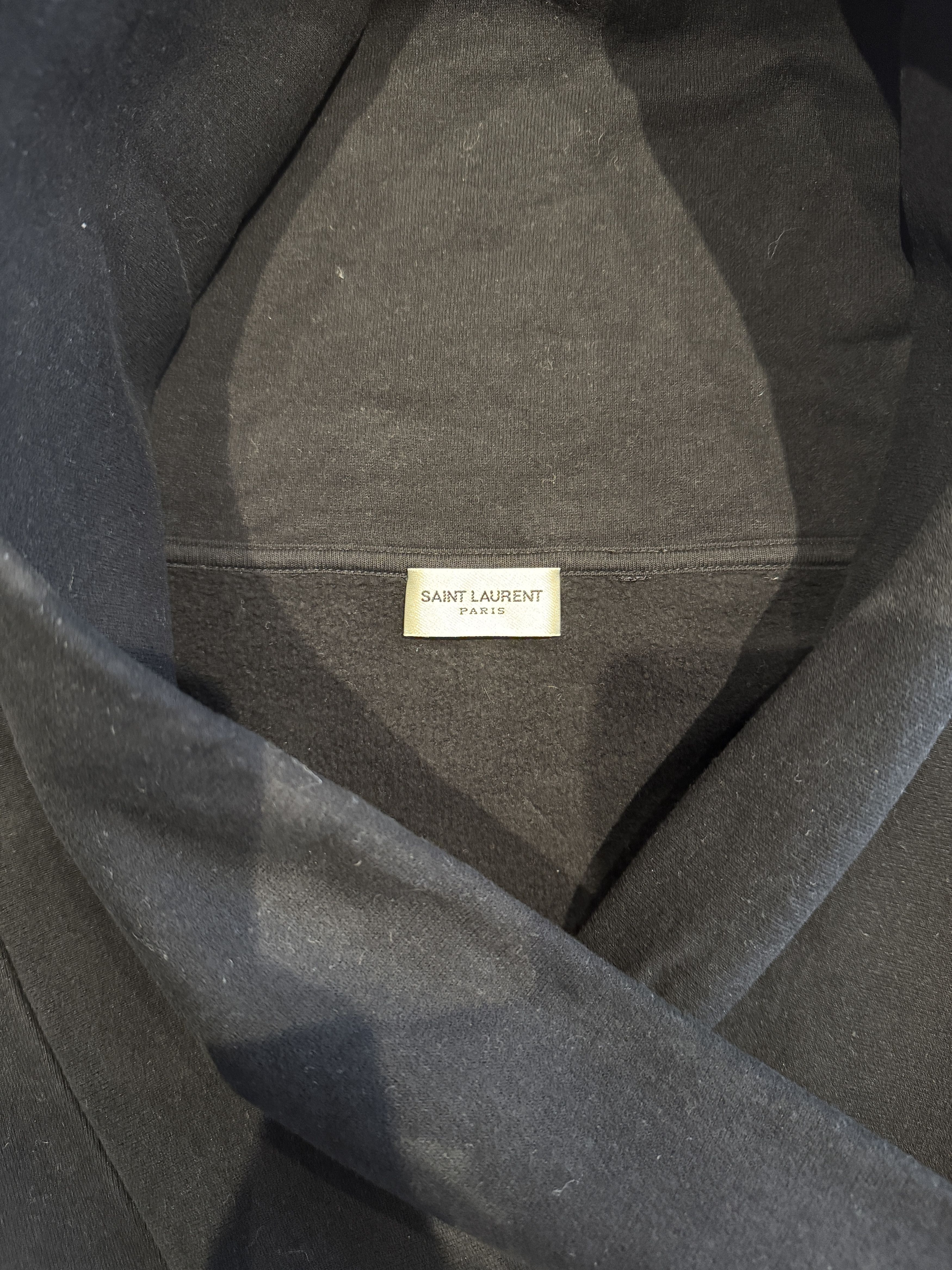 Saint Laurent Paris Saint Laurent Shawl-Neck Sweatshirt Size US XL / EU 56 / 4 - 4 Thumbnail
