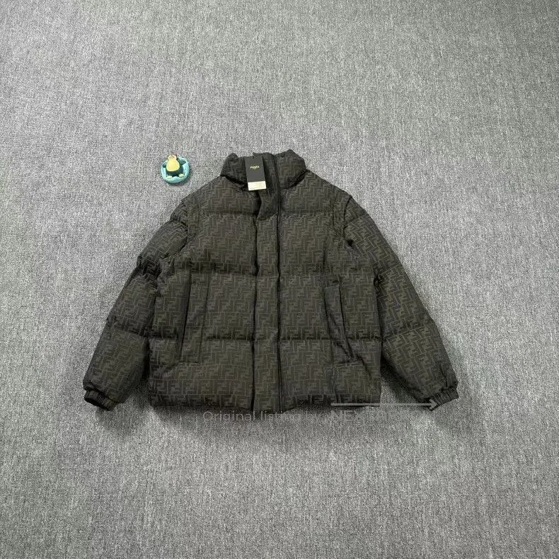 Fendi Fendi 24 Monogram All-over Print Down Jacket. Size US XL / EU 56 / 4 - 1 Thumbnail