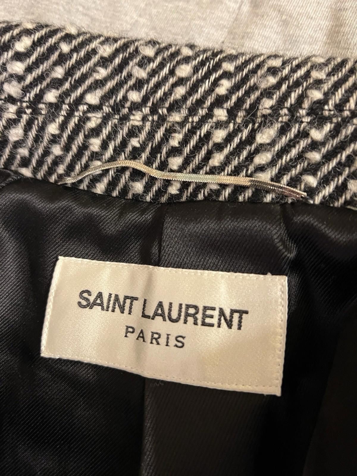 Saint Laurent Paris Saint Laurent Paris Wool Long Belted Coat 50 Size US M / EU 48-50 / 2 - 5 Thumbnail