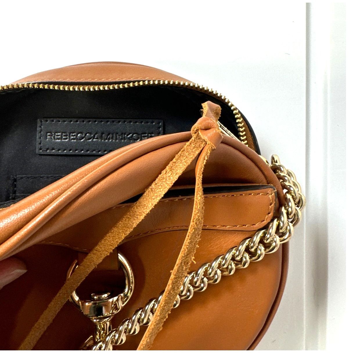 Rebecca Minkoff Vintage Rebecca Minkoff Brown Leather Round Bag w Dust Bag Size ONE SIZE - 5 Thumbnail