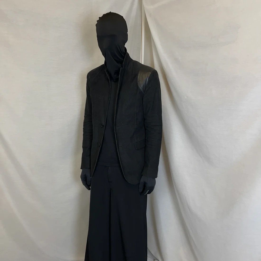Dirk Bikkembergs Dirk Bikkembergs Leather Applicated Corduroy Blazer Size US S / EU 44-46 / 1 - 2 Thumbnail