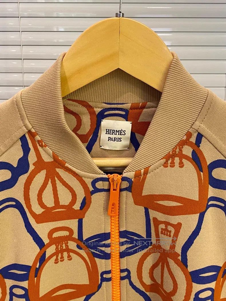 Hermes Hermes Stirrup fantasy print baseball jacket Size S / US 4 / IT 40 - 3 Thumbnail