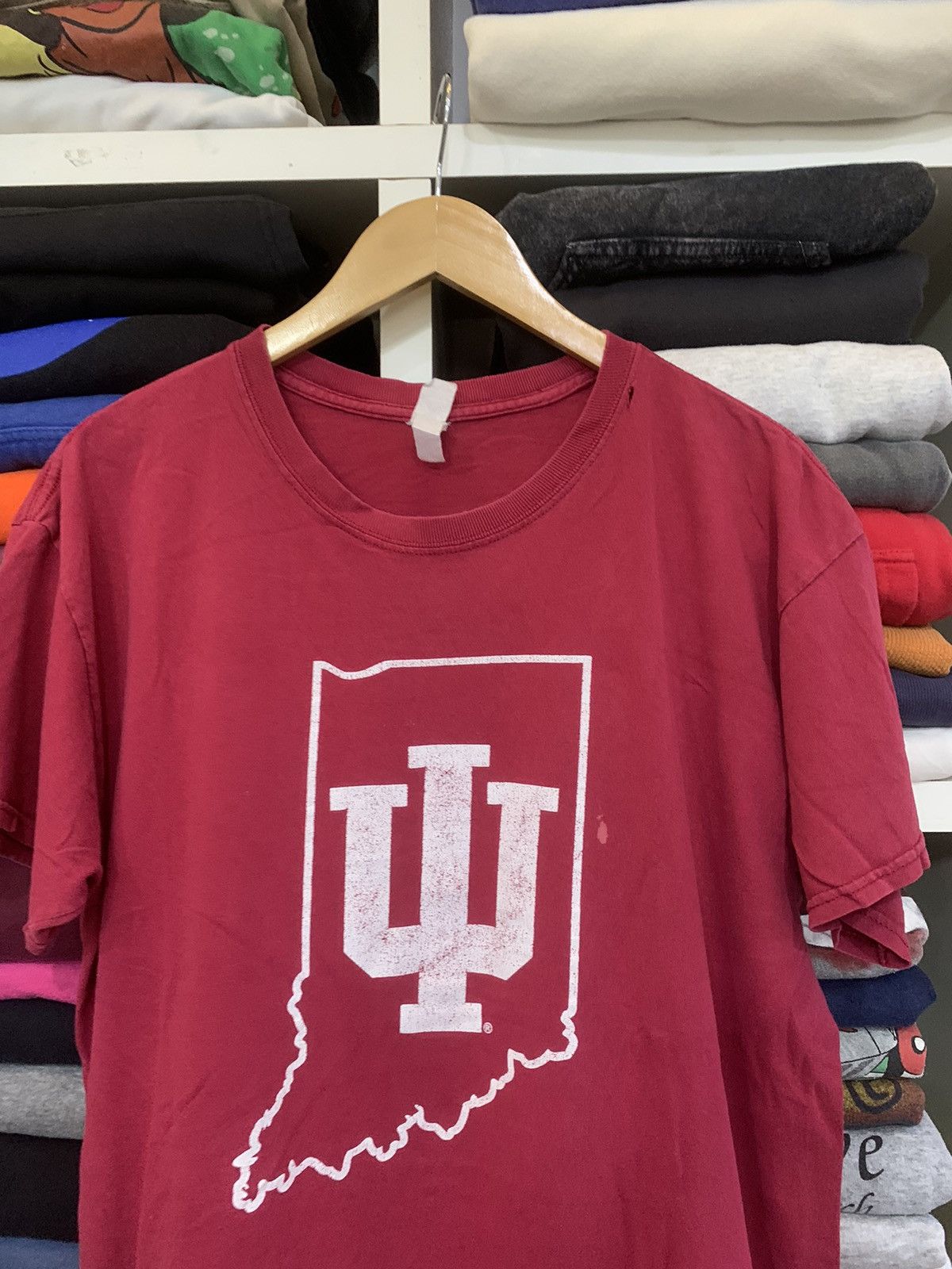 Vintage Vintage Indiana University T-Shirt Size US XL / EU 56 / 4 - 5 Thumbnail