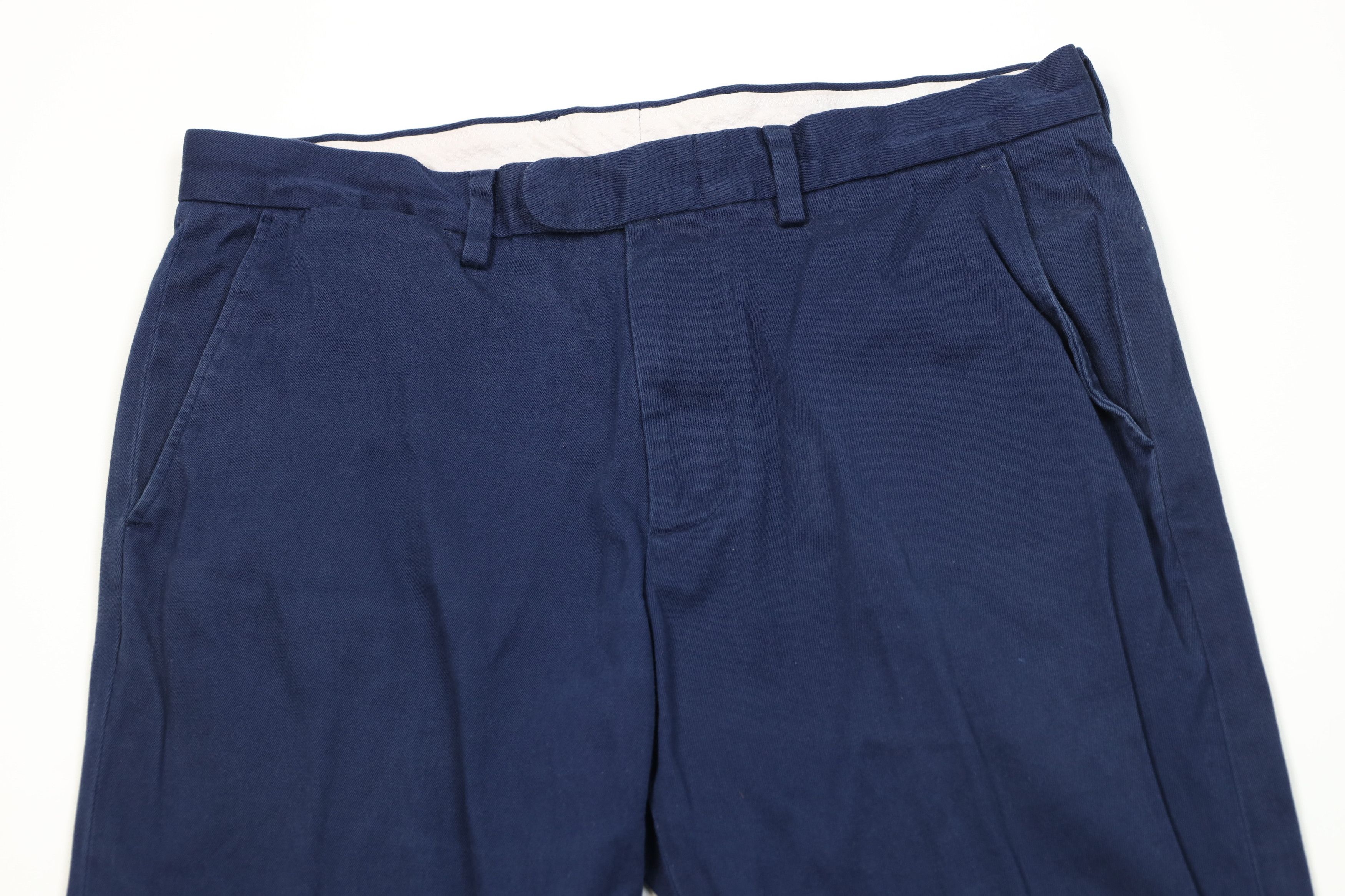 J.Crew J Crew Bowery Slim Fit Chino Pants Trousers Navy Blue Size US 31 - 2 Thumbnail