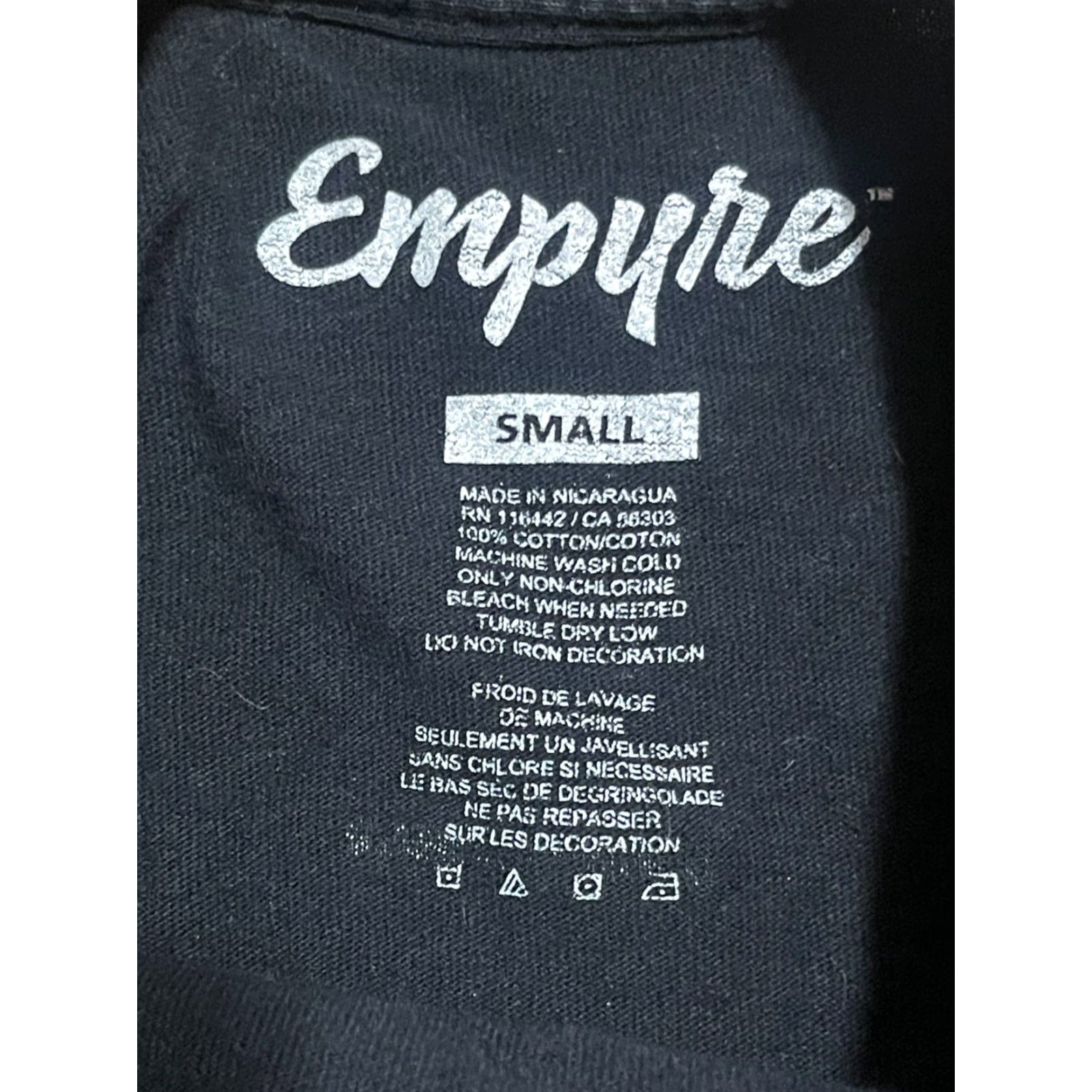 Empyre Empyre Women's Shirt, Small, Black, Red Floral, Long Sleeve, Crew Neck, Casual, Regular, Colorful, Fall Spring Summer, Womens Size S / US 4 / IT 40 - 7 Thumbnail