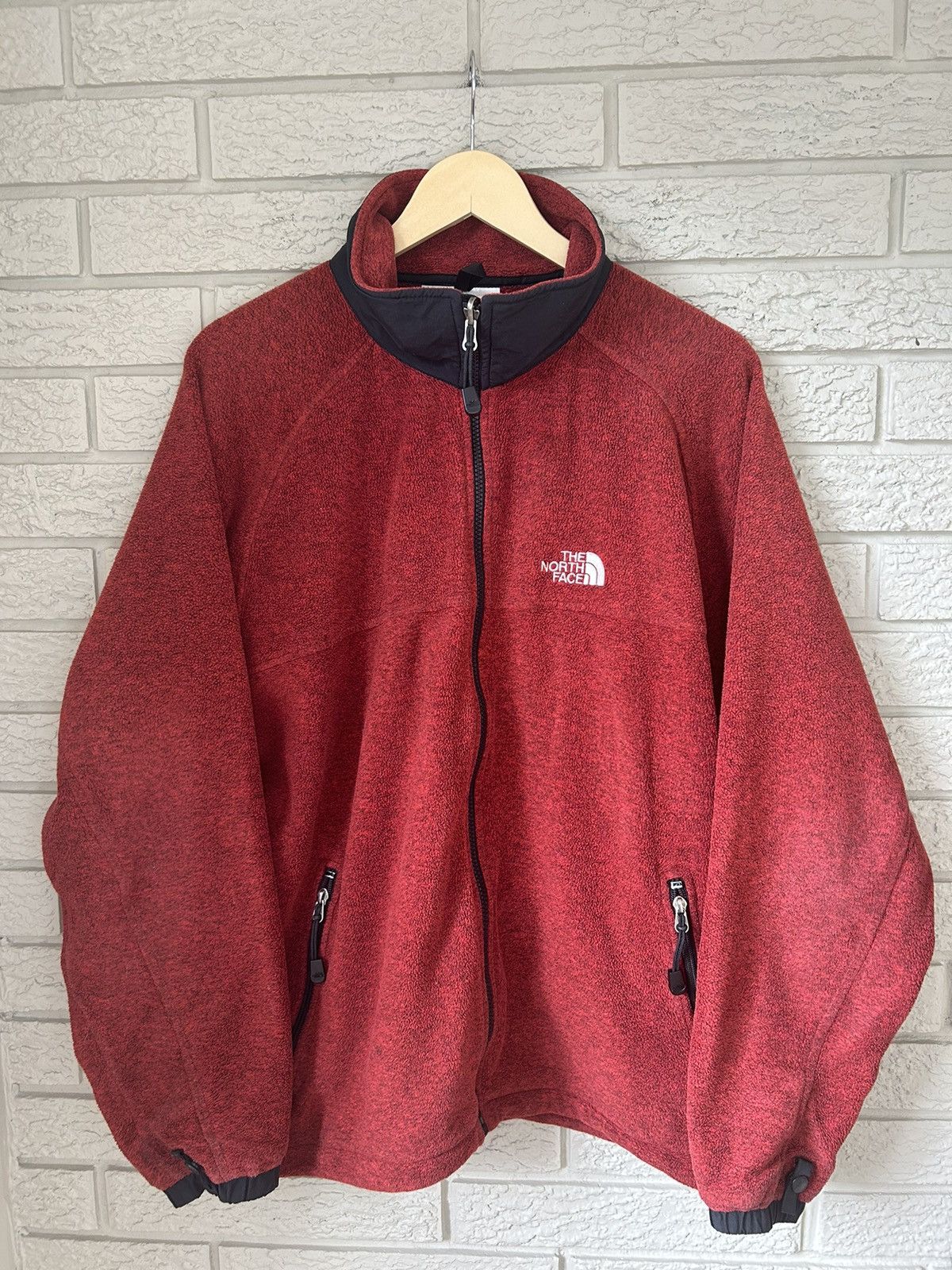 The North Face × Vintage Vintage The North Face Polartec Denali Zip Up Fleece Sweater Size US L / EU 52-54 / 3 - 1 Thumbnail