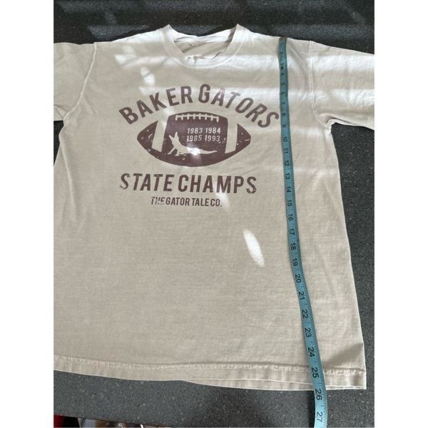 Vintage 90’ Vintage BAKER Florida Gators Tee State Champs size M Size US M / EU 48-50 / 2 - 6 Thumbnail