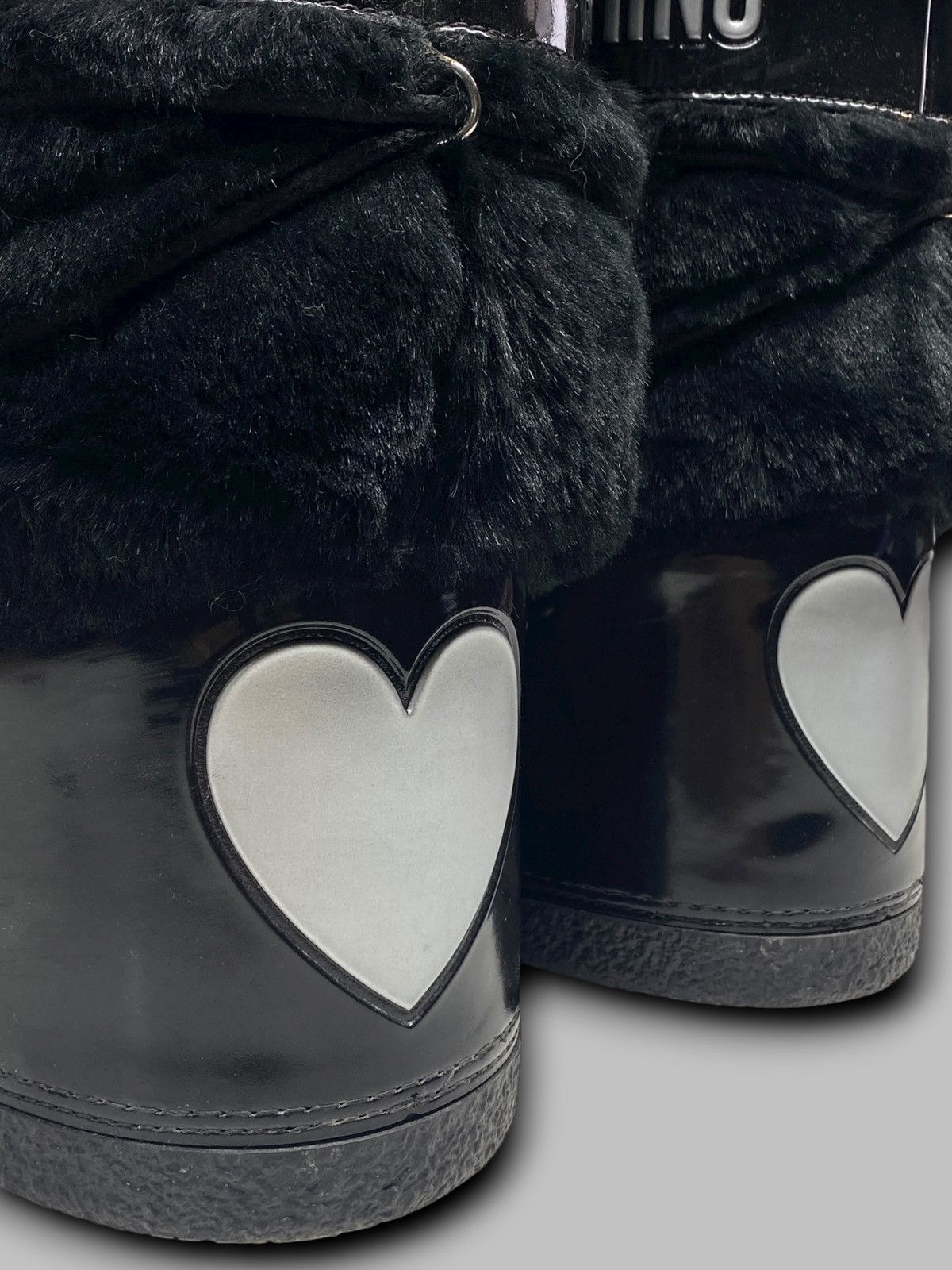 Love Moschino Love Moschino Black Moon Snow Boots Size US 8 / IT 38 - 10 Thumbnail