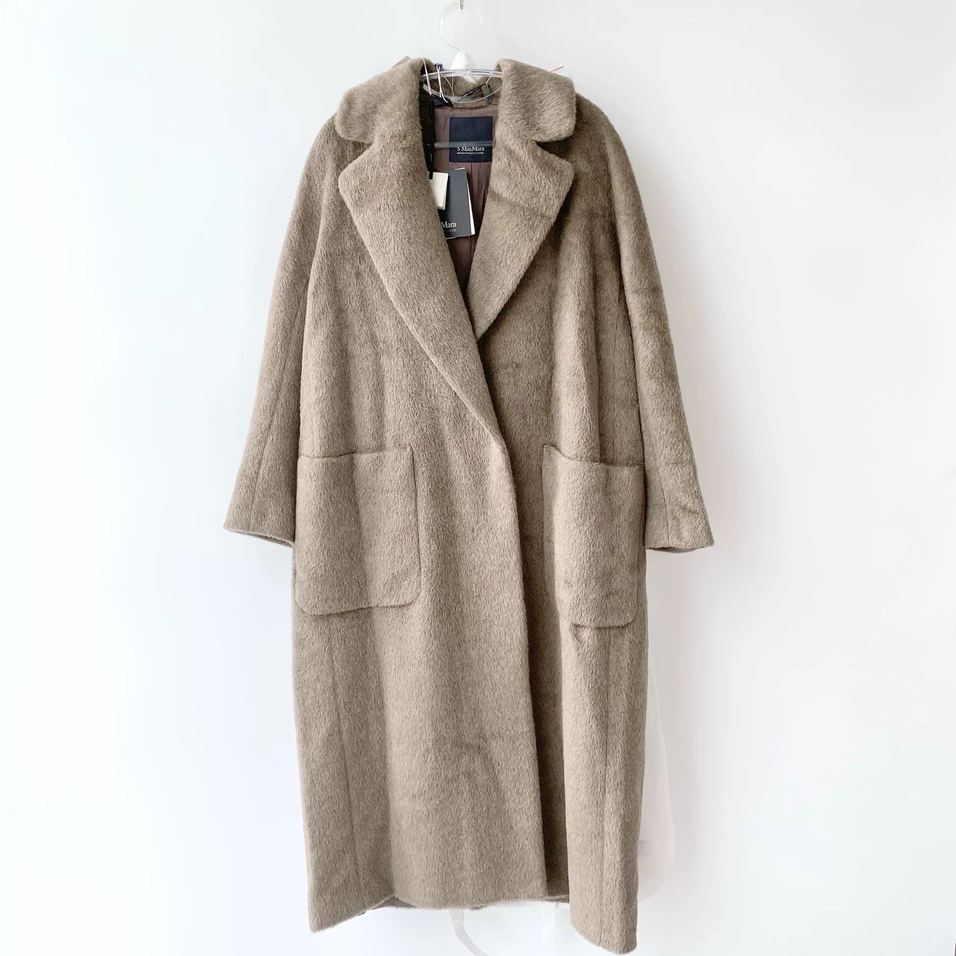 Max Mara MaxMara Gray Women's Coat Size US M / EU 48-50 / 2 - 1 Thumbnail