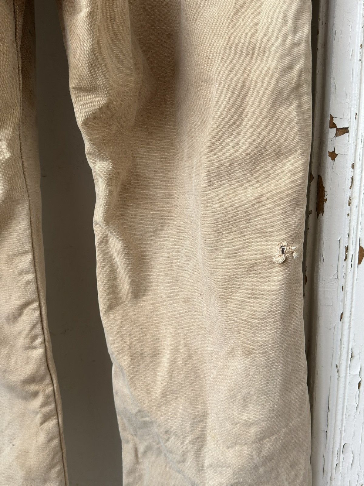 Carhartt Vintage Carhartt Style Beige Worn Carpenter Men’s Overalls Size US 34 / EU 50 - 20 Thumbnail
