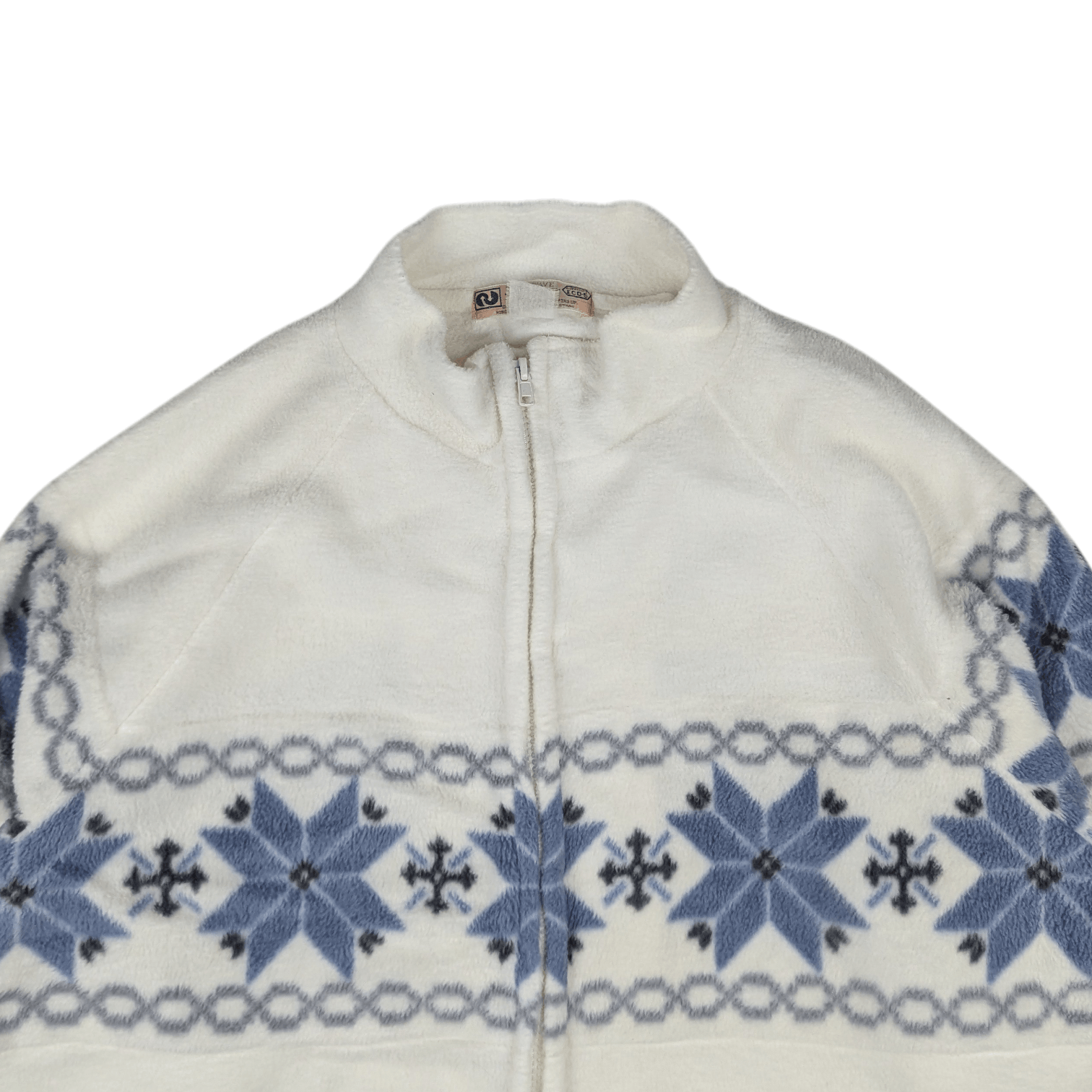 Japanese Brand Vintage 90's THIRD WAVE Floral Nice Design Fleece Jacket Size US L / EU 52-54 / 3 - 6 Thumbnail