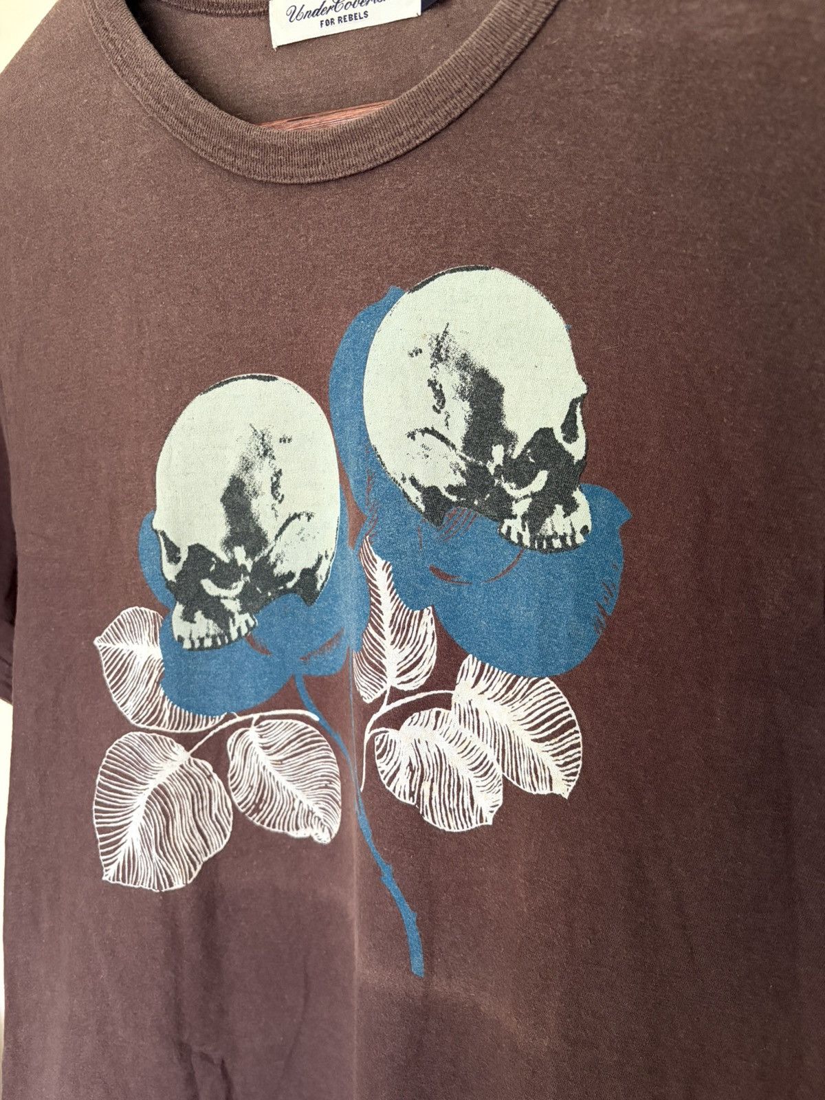 Undercover Sunfaded Undercover Skulls In Flowers T-shirt tee Size US M / EU 48-50 / 2 - 3 Thumbnail