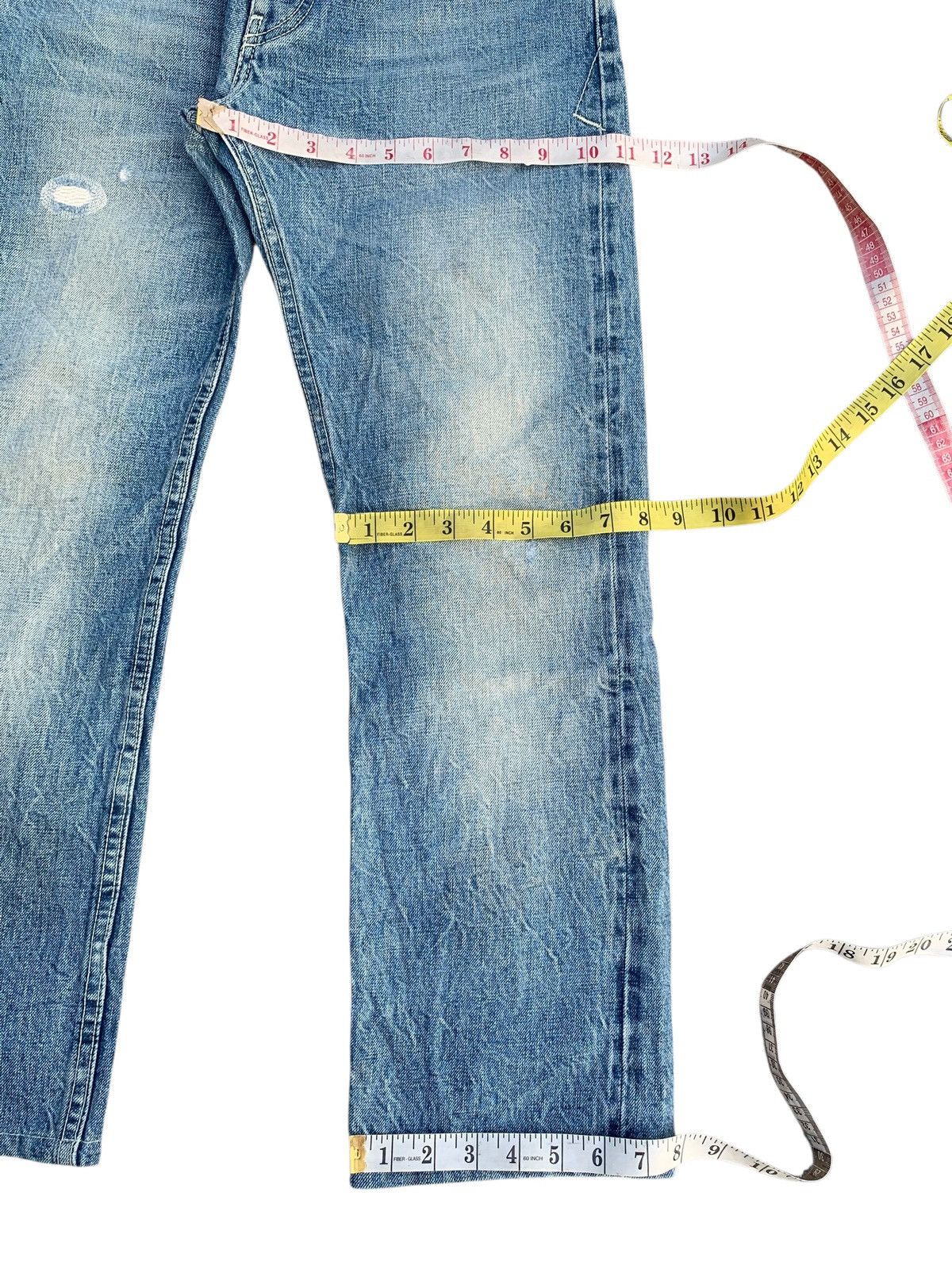 Kapital TOMMY HILFIGER SELVEDGE RUSTY DISTRESSED DENIM Size US 30 / EU 46 - 23 Thumbnail