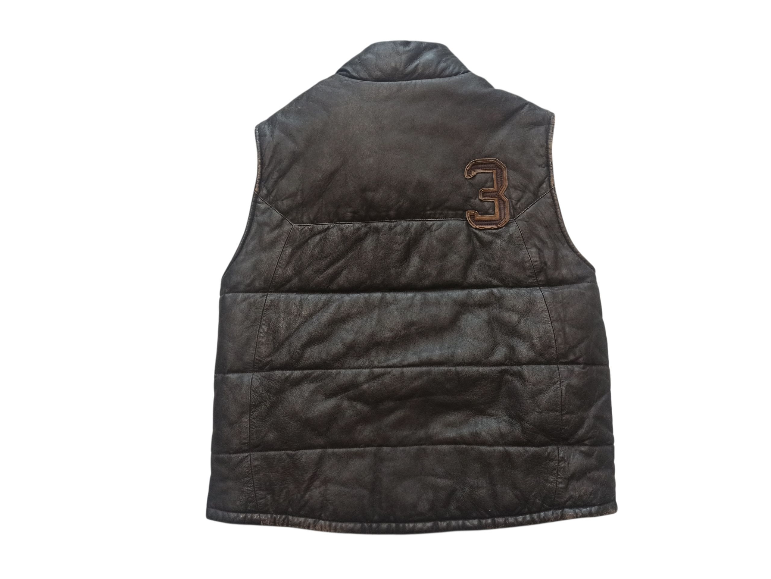 La Martina La Martina Lando Simonetti Archival Sheepskin Leather Vest Size US XL / EU 56 / 4 - 5 Thumbnail