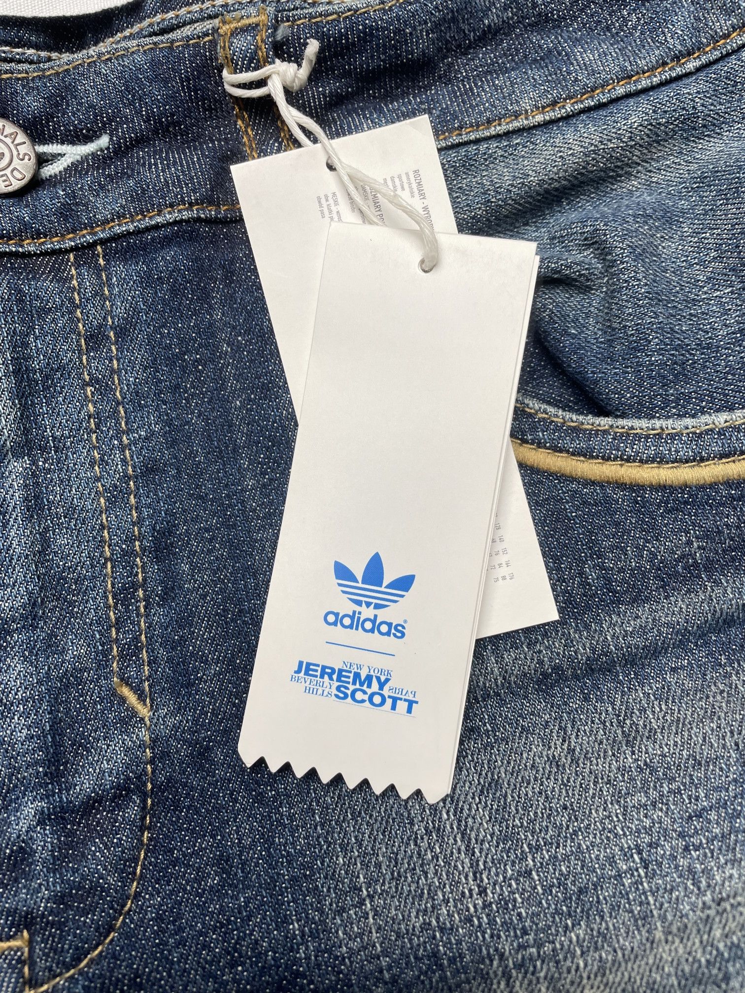 Adidas × Jeremy Scott adidas X Jeremy Scott A/W 2011 Wings Cupie JS winged jeans Size 29" - 9 Thumbnail