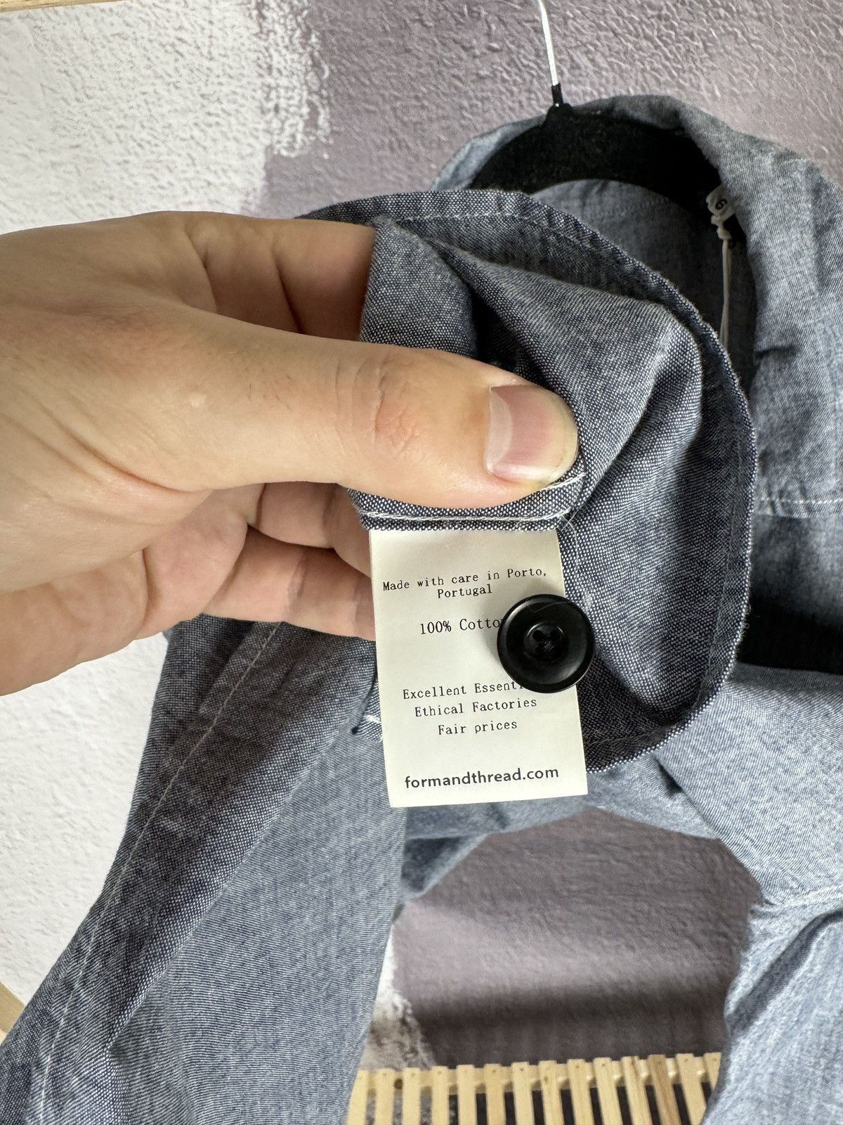 Other Form & Thread Chambray Atelier Overshirt Blue Size US S / EU 44-46 / 1 - 10 Thumbnail