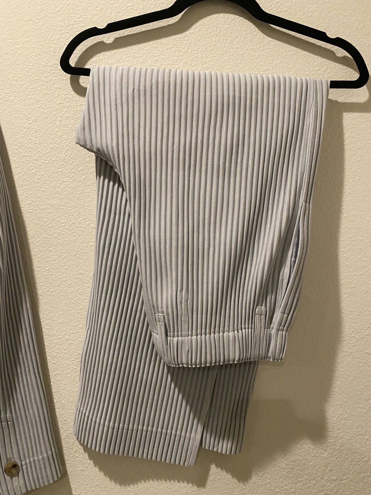 Homme Plisse Issey Miyake Homme Plisse 2-piece blazer grey (blazer sz 2 + pants sz 1) Size 38S - 14 Thumbnail