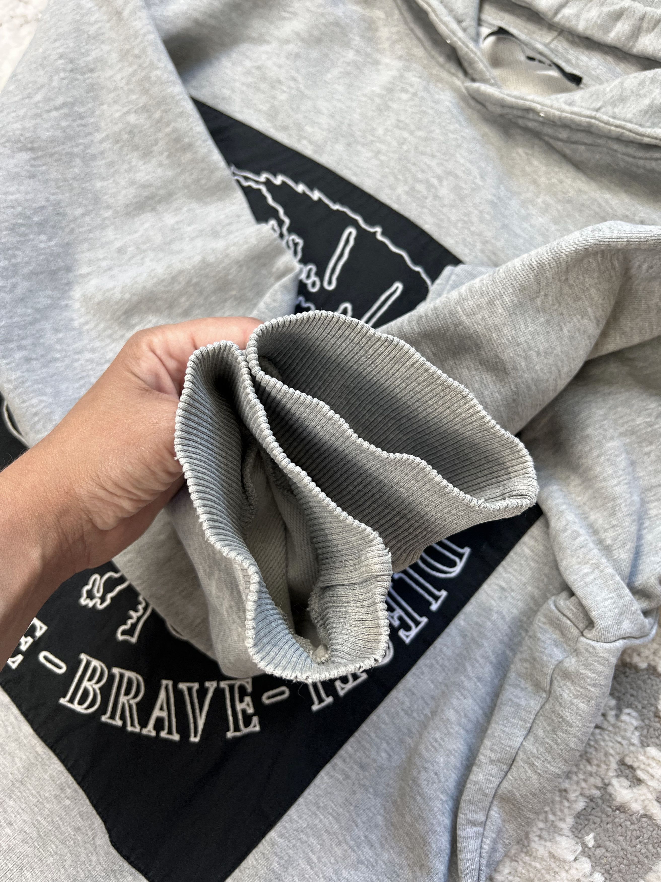 Diesel Diesel “Only The Brave” Big Embroidered Head Hoodie Size US L / EU 52-54 / 3 - 8 Thumbnail