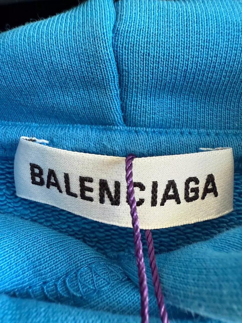 Balenciaga Balenciaga Blue Mailbox Hoodie Size US S / EU 44-46 / 1 - 3 Thumbnail