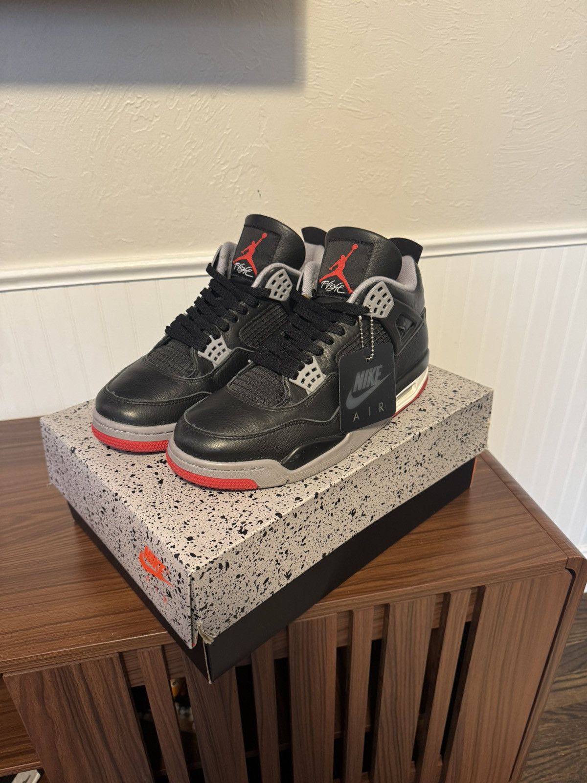 Jordan Brand Jordan 4 Bred Reimagined Size US 10 / EU 43 - 1 Thumbnail