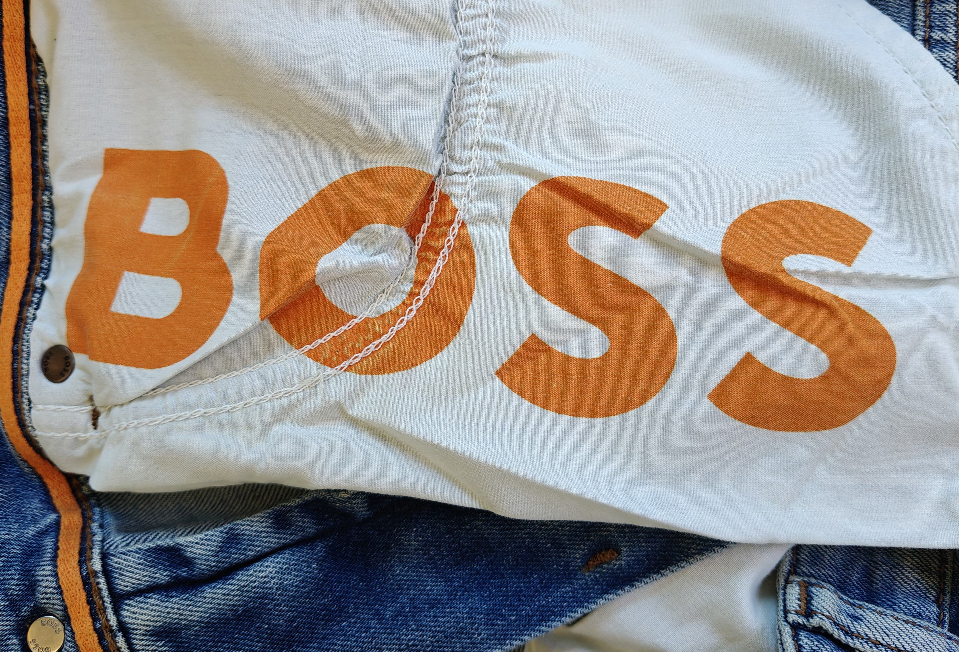 Hugo Boss HUGO BOSS RE.MAINE Regular fit Jeans Free Shipping T/6107 Size US 33 - 6 Thumbnail