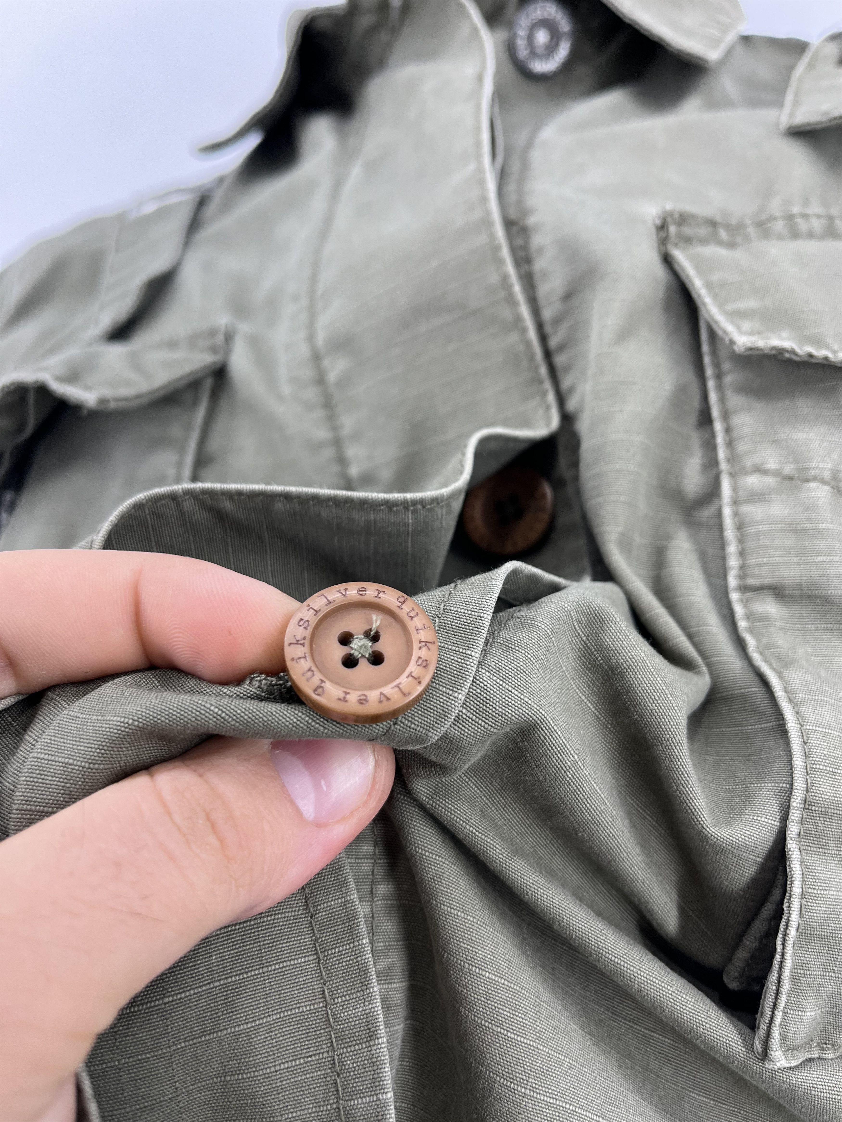 Quiksilver Vintage RARE Quiksilver Military Buttons Up Size US L / EU 52-54 / 3 - 4 Thumbnail