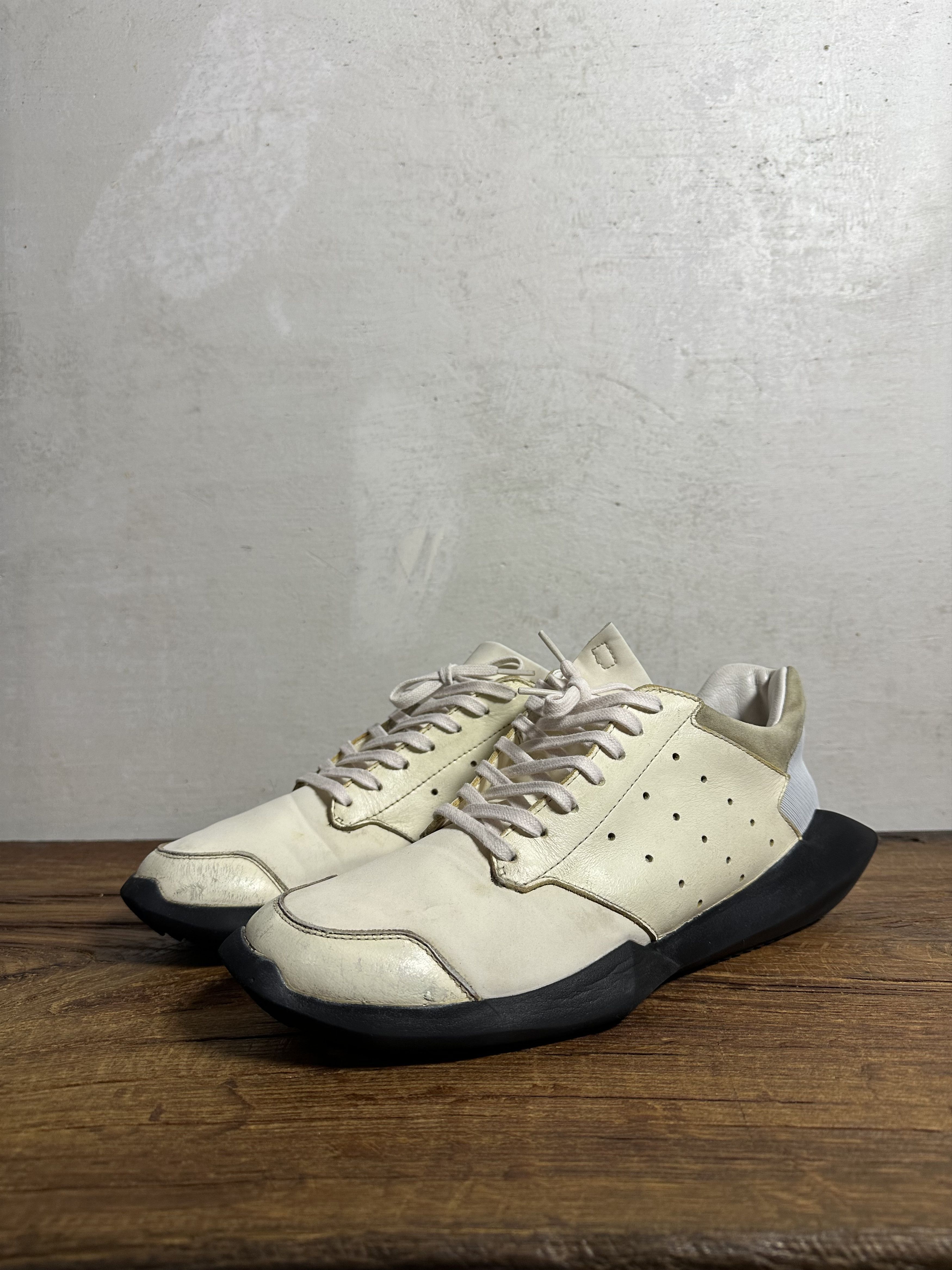 Rick Owens x adidas SS14 White Tech Runner