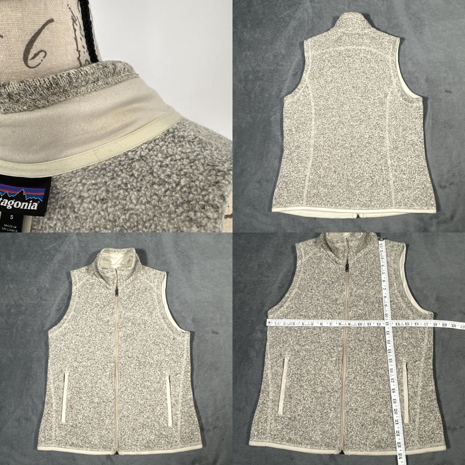 Patagonia Patagonia Vest Womens Small Gray Fleece Full Zip Pockets Better Sweater Casual Layering Size S / US 4 / IT 40 - 8 Thumbnail