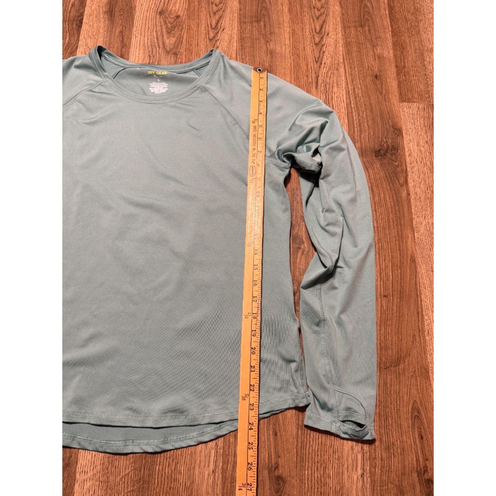 Tek Gear Tek Gear Shirt Women's Large Green Long Sleeve Active Wear Dry Tek Shirt T-Shirt Casual Modern Womens Premium Memories? Size L / US 10 / IT 46 - 7 Thumbnail