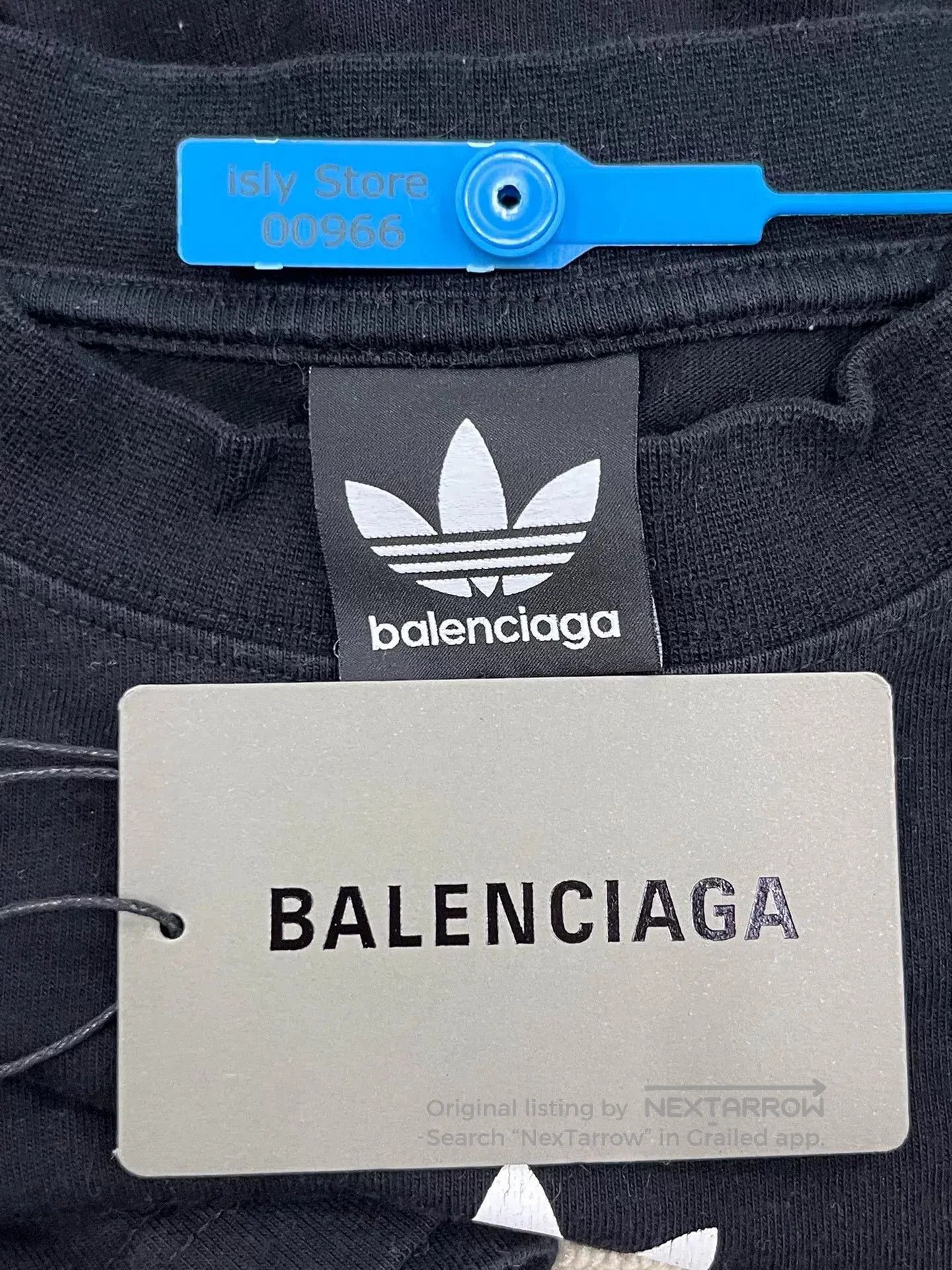 Balenciaga Balenciaga x adidas Logo Crewneck T-Shirt. Size US XL / EU 56 / 4 - 5 Thumbnail