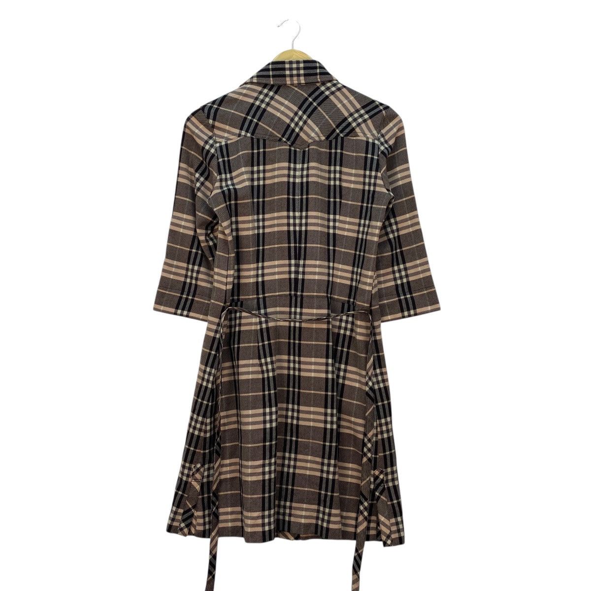 Burberry Burberrys Belted Dress Plaid Size S / US 4 / IT 40 - 2 Thumbnail